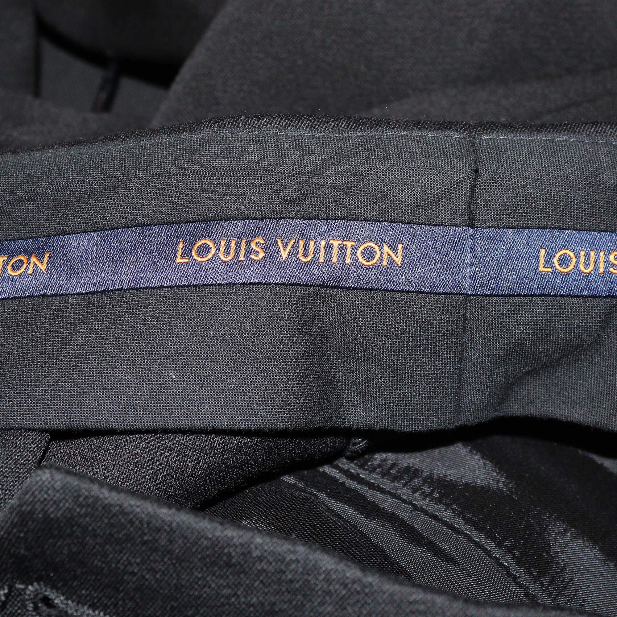 Louis Vuitton Black Chain Detail Pants Womens Louis Vuitton