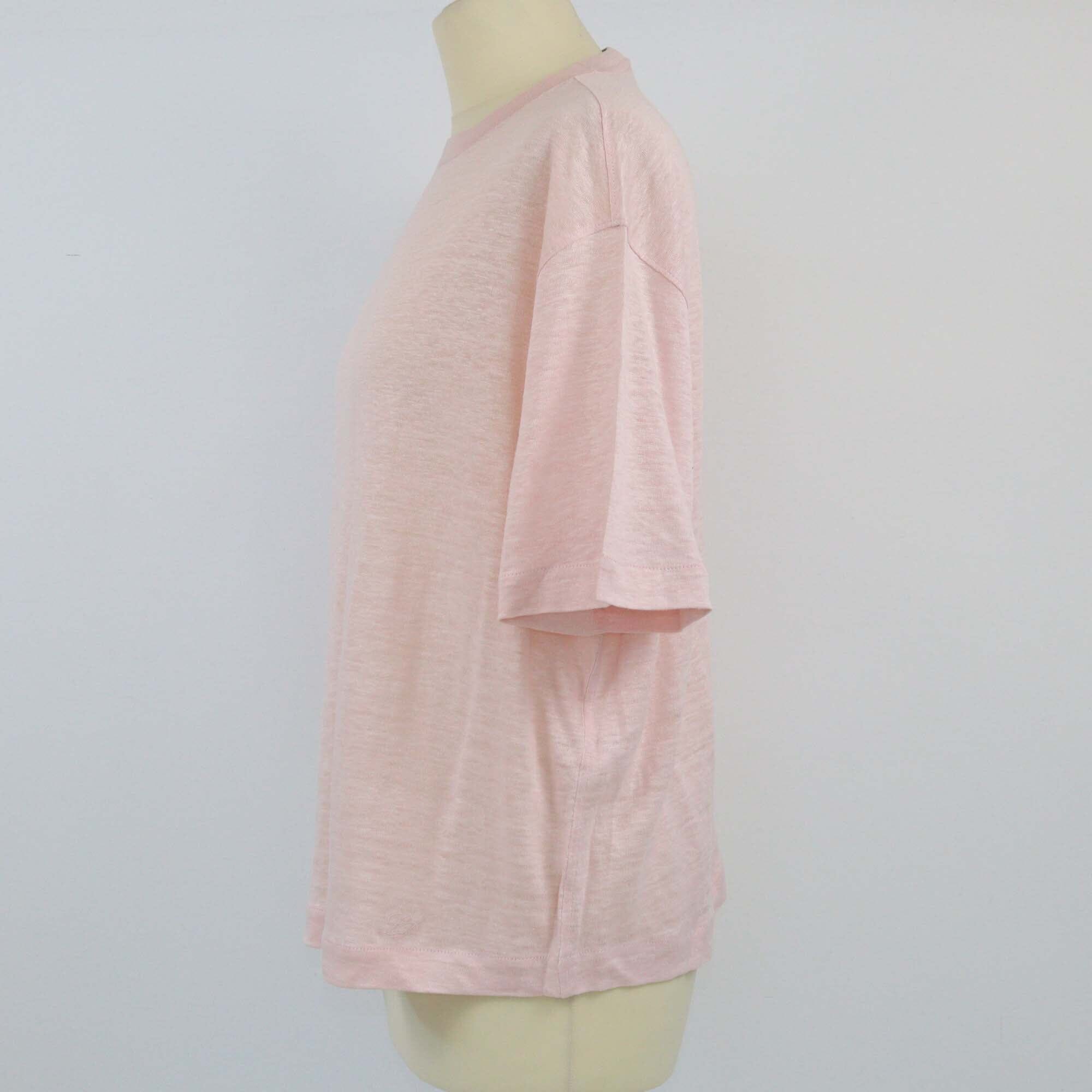 Loro Piana Pink Gargano Short Sleeve Shirt Womens Loro Piana