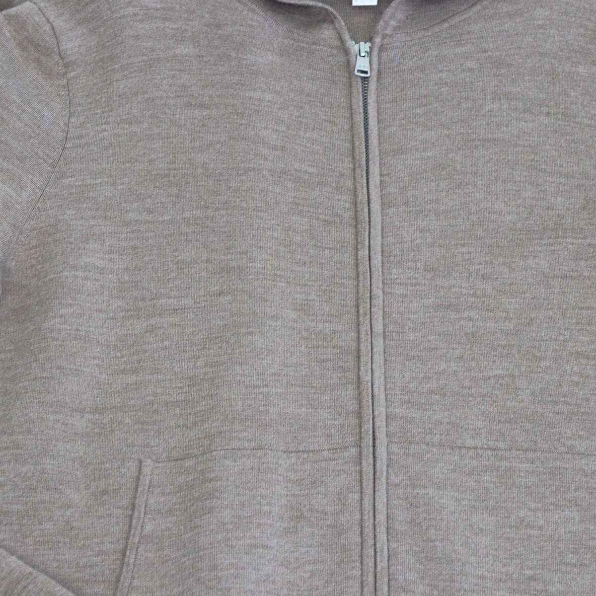 Les100ciels Dark Beige Wool Gian Full Zip Hoodie jacket & Amir Noble Pants