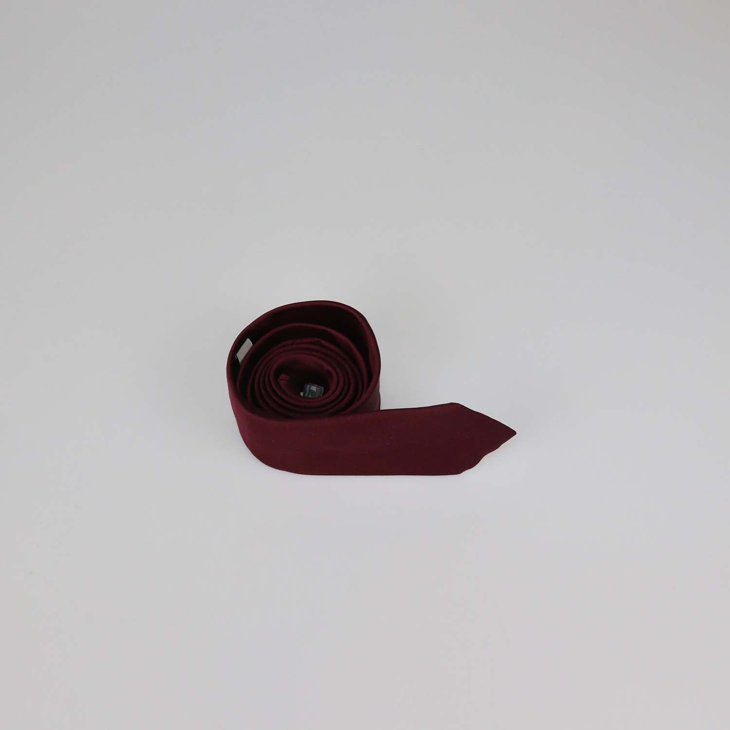 Christian Dior Burgundy Silk Tie