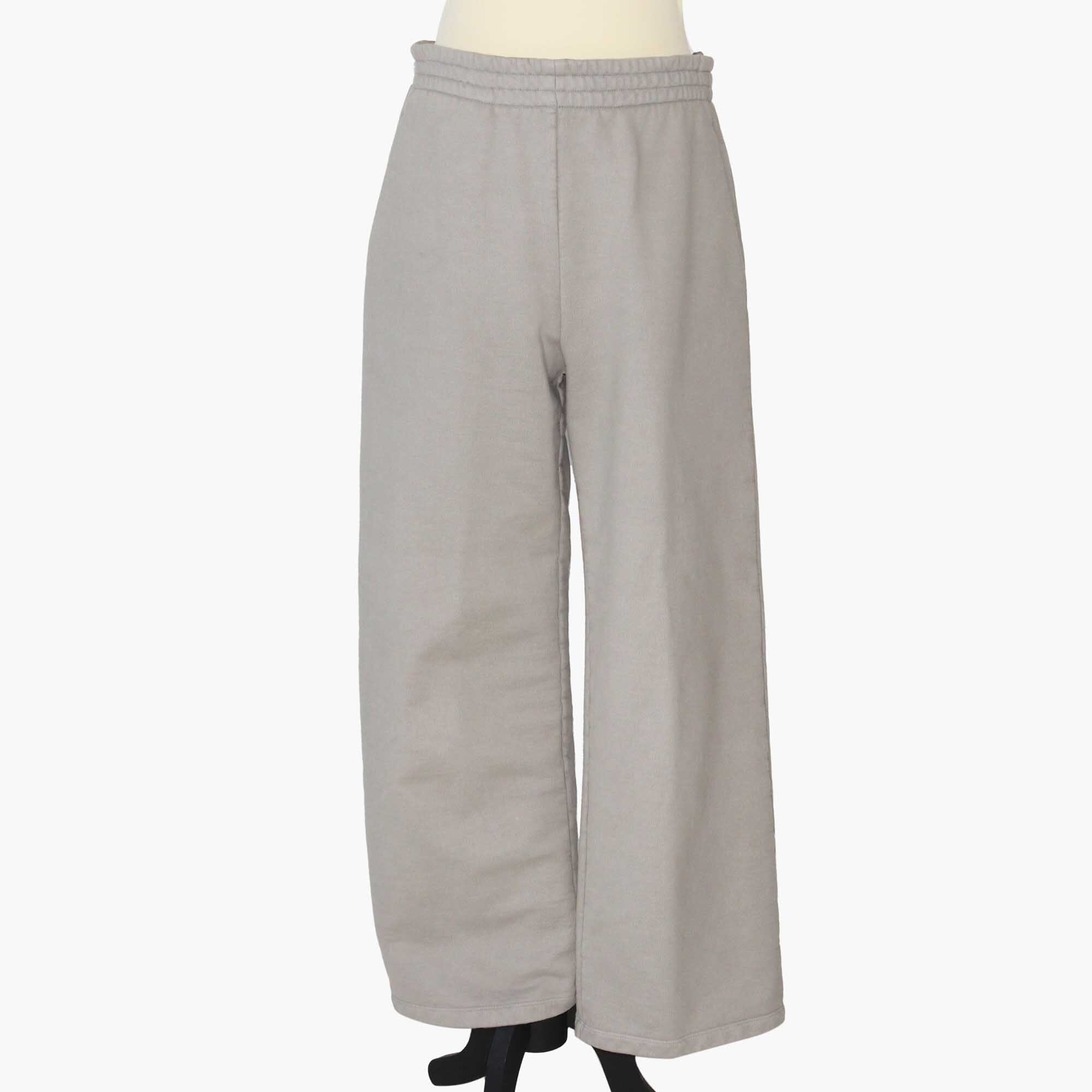 Prada Gray Straight Leg Drawstring Pants Clothing Prada
