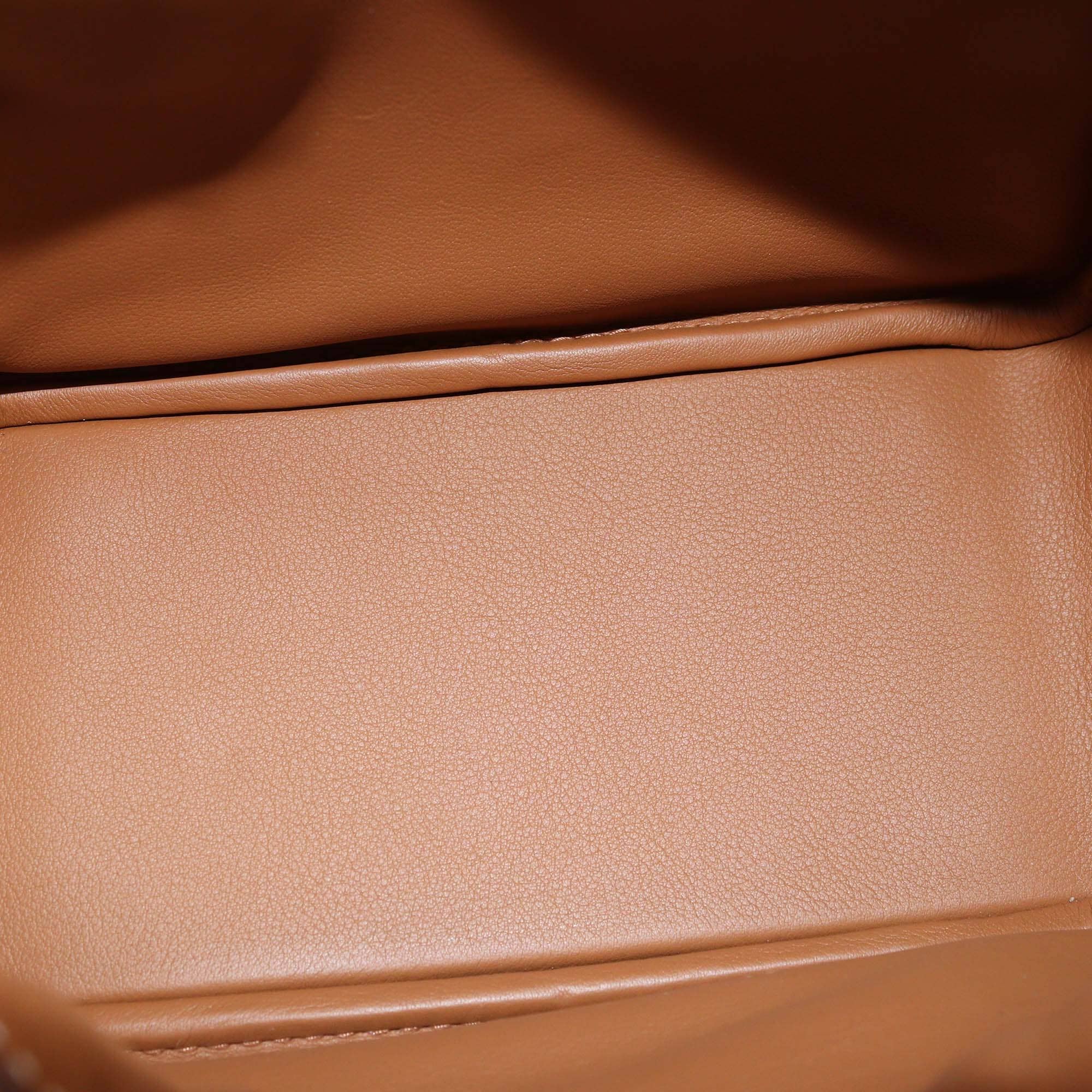 Hermes Gold Clemence Mini Lindy Bag Womens Hermes