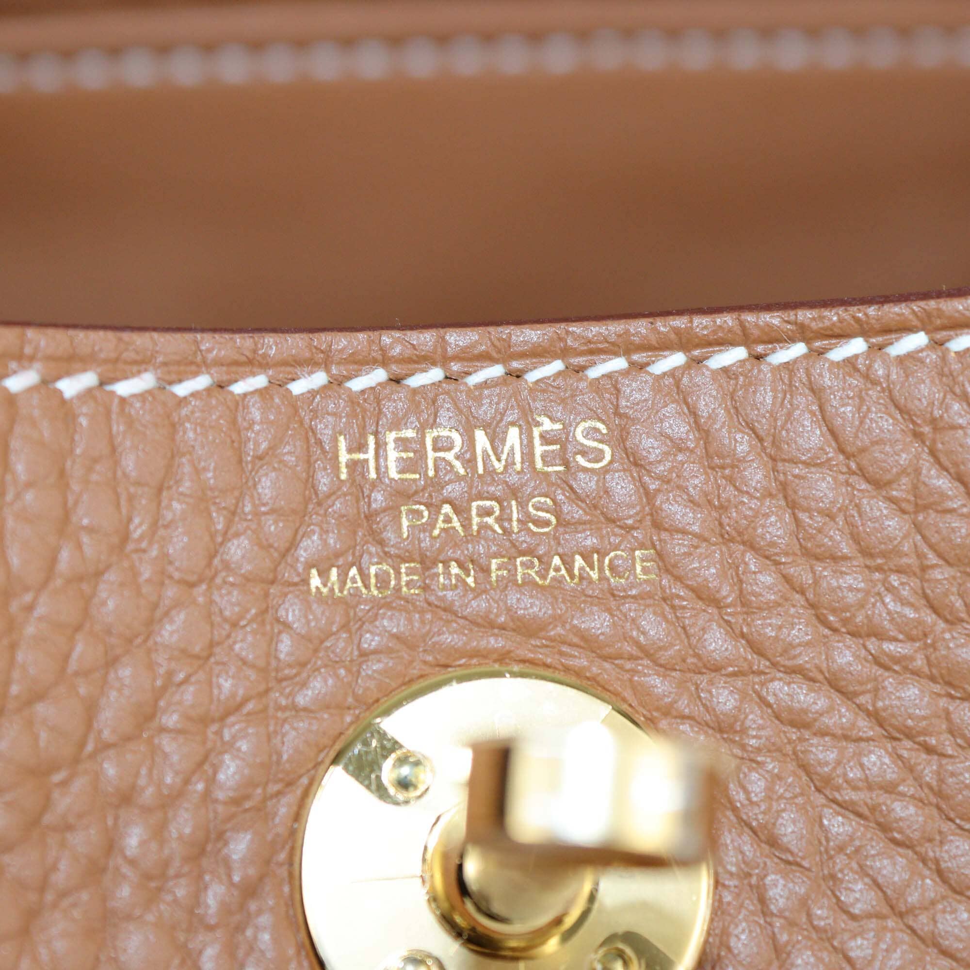 Hermes Gold Clemence Mini Lindy Bag Womens Hermes