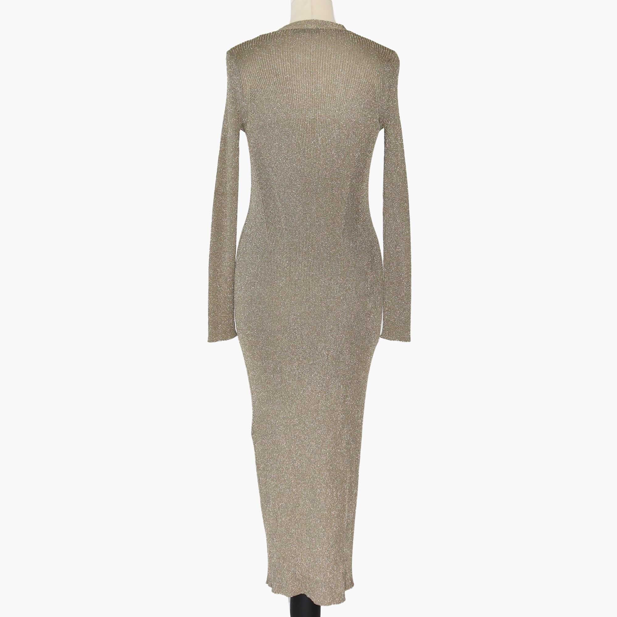 Valentino Green Glittery Long Cardigan Dress Clothing Valentino