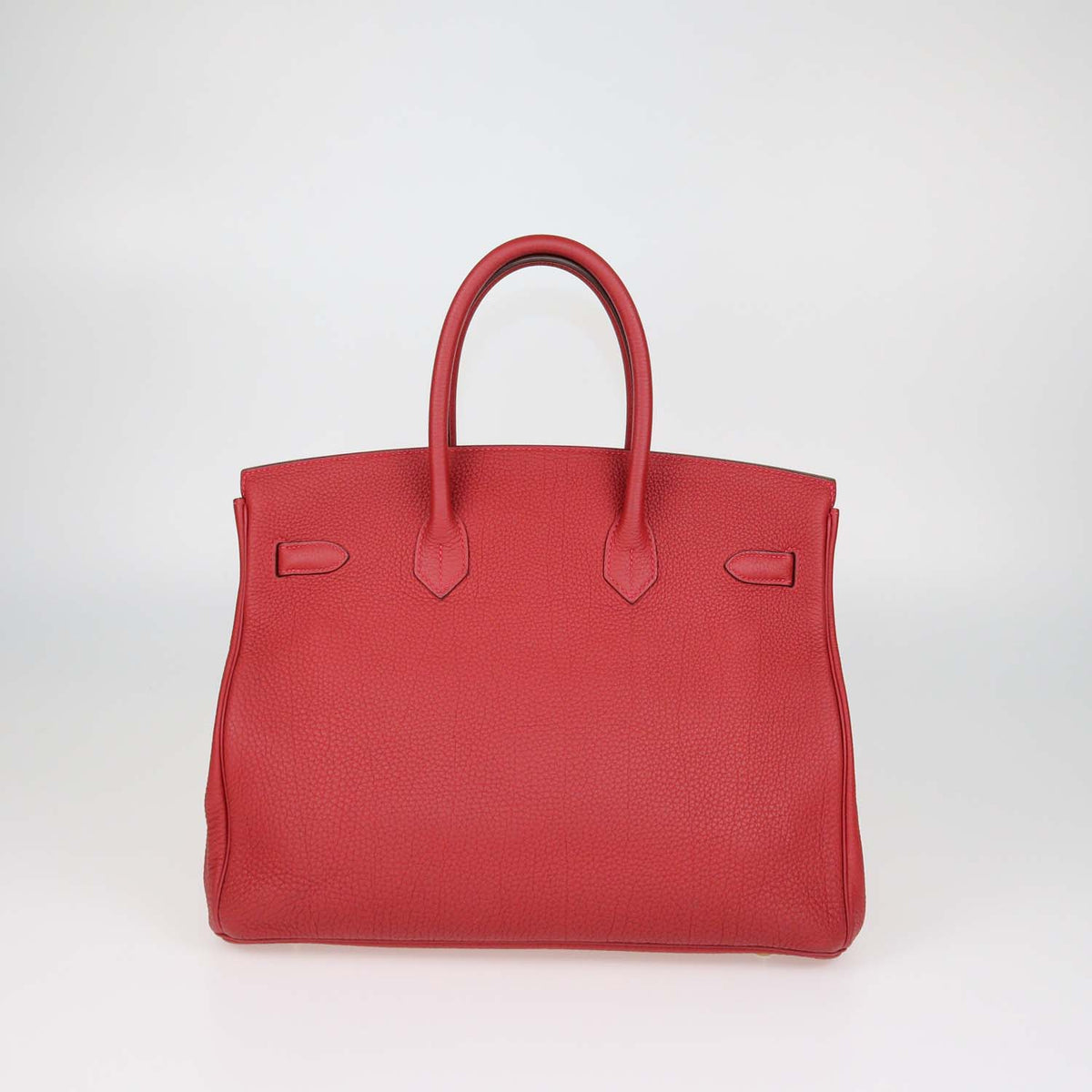 Hermes Vermillon Togo Leather Gold Hardware Birkin 35 Bag