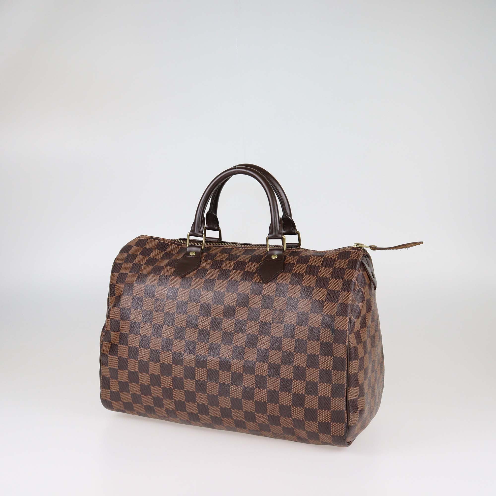 Louis Vuitton Damier Ebene Canvas Speedy 35