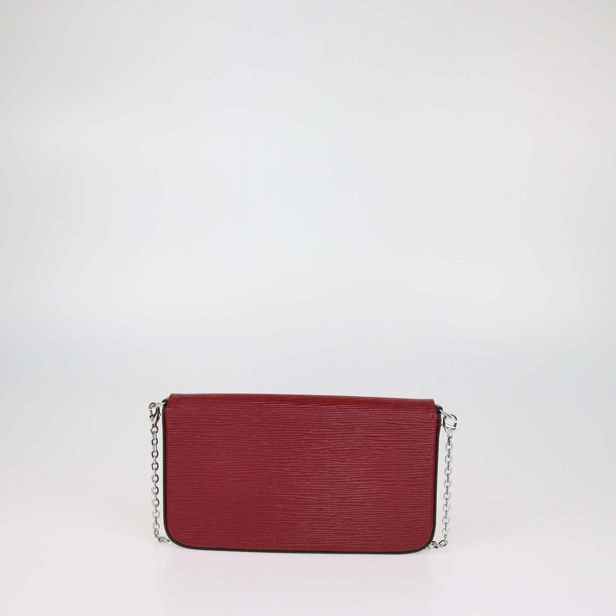 Louis Vuitton Red Epi Leather Pochette Felicie Bag