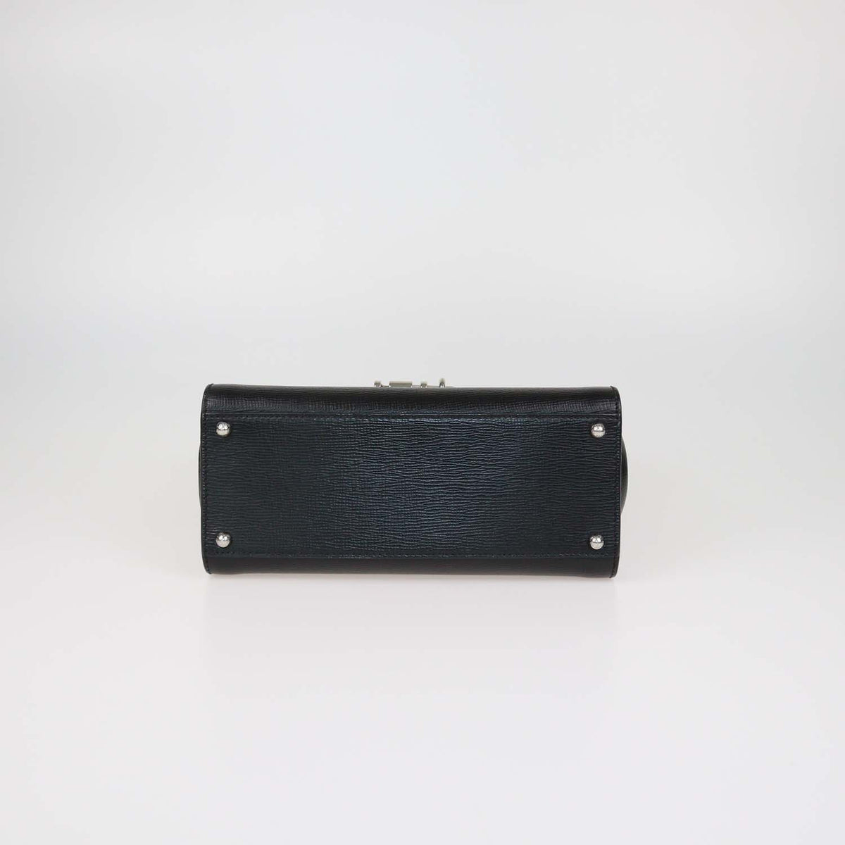 Dolce & Gabbana Black Leather Medium Miss Monica Top Handle Bag
