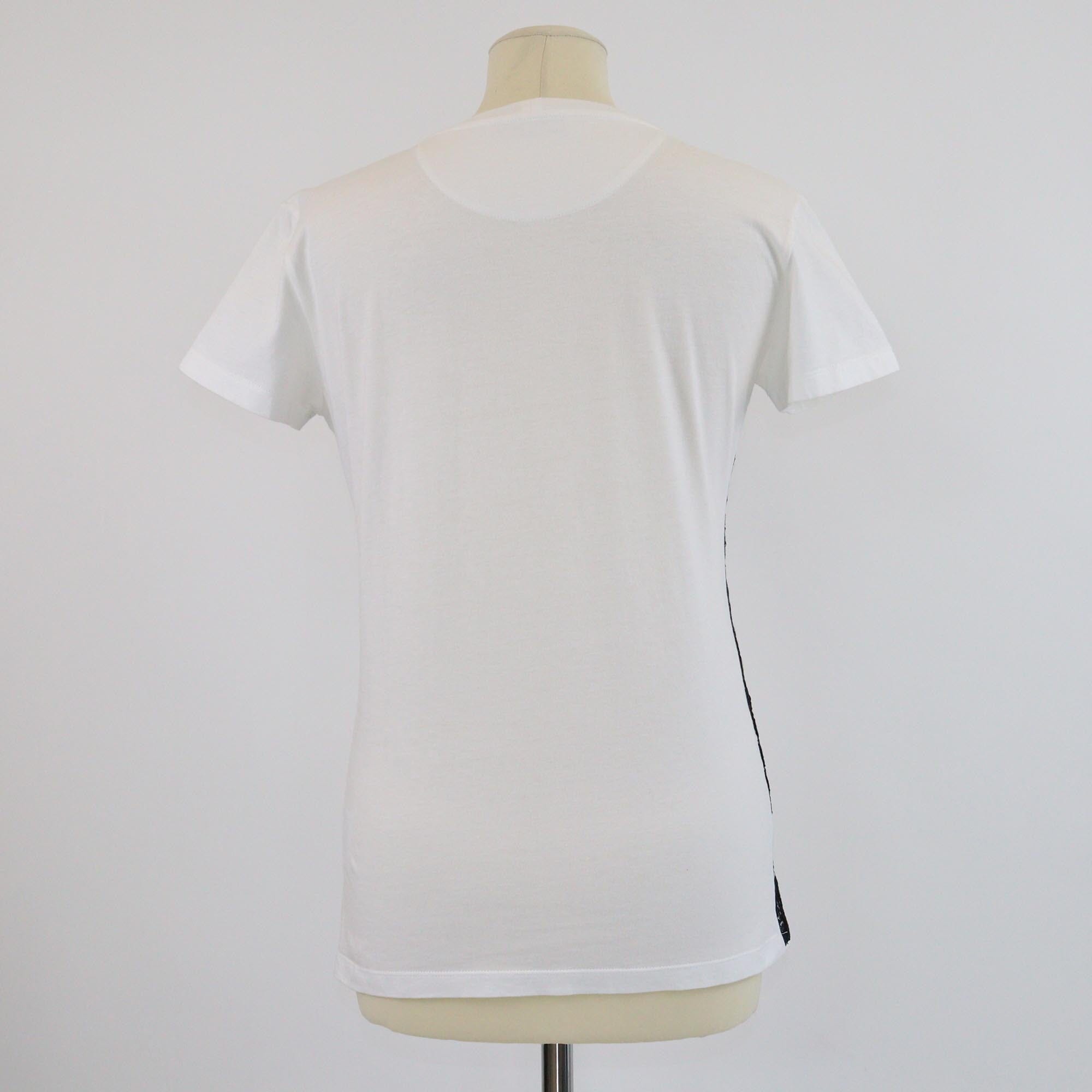 Valentino Black Lace Short Sleeve T-Shirt Womens Valentino