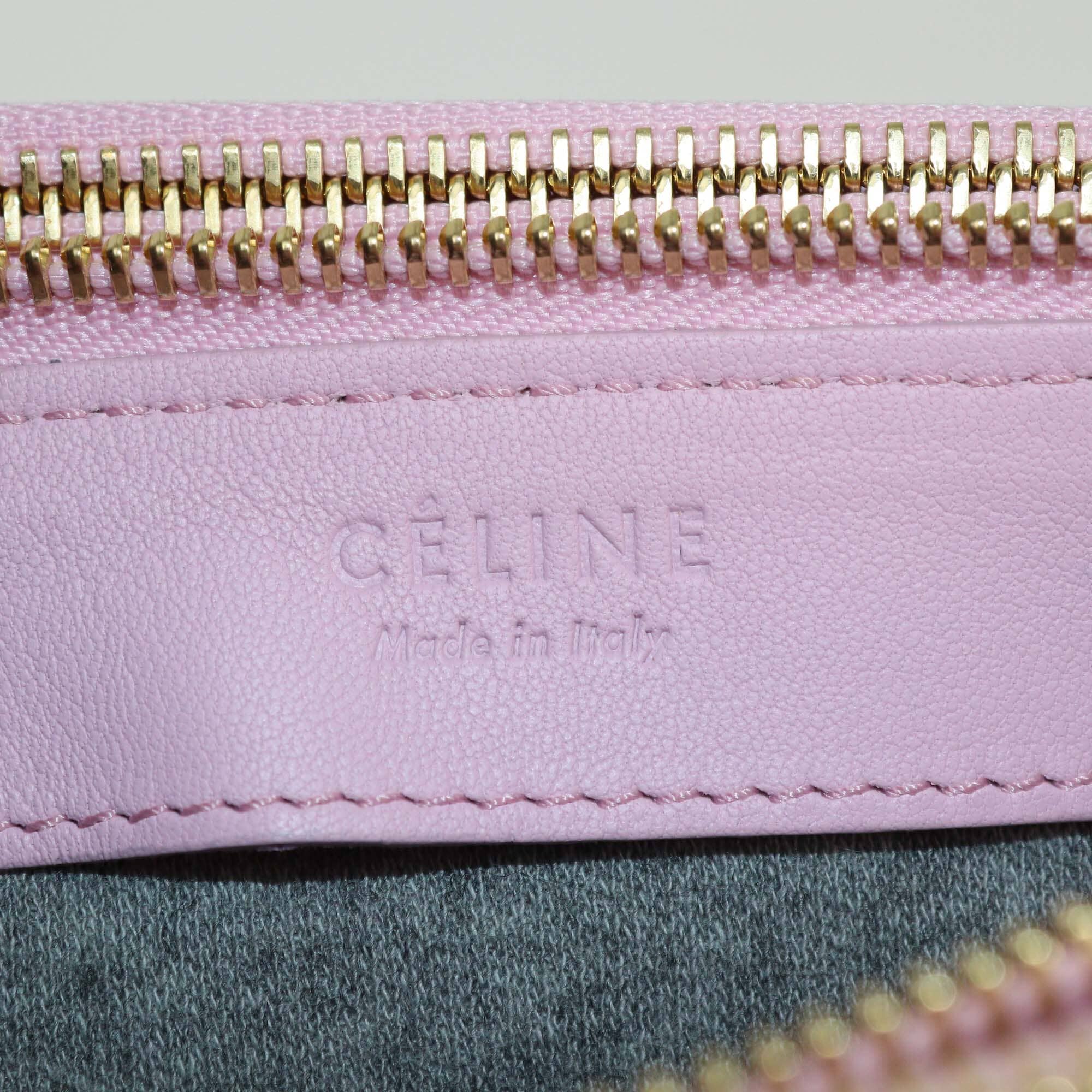 Celine Pink Large Trio Crossbody Bag Womens Celine