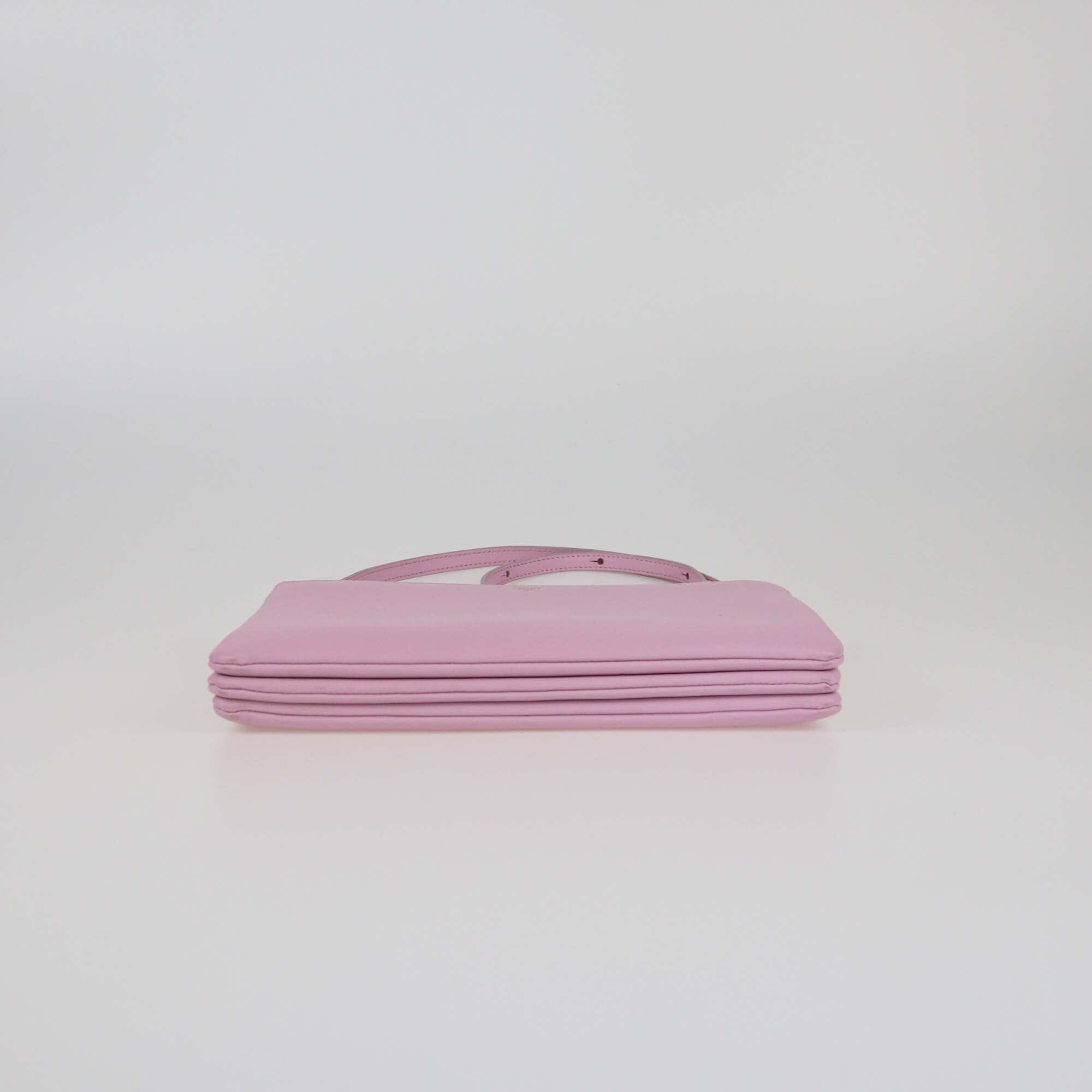 Celine Pink Large Trio Crossbody Bag Womens Celine