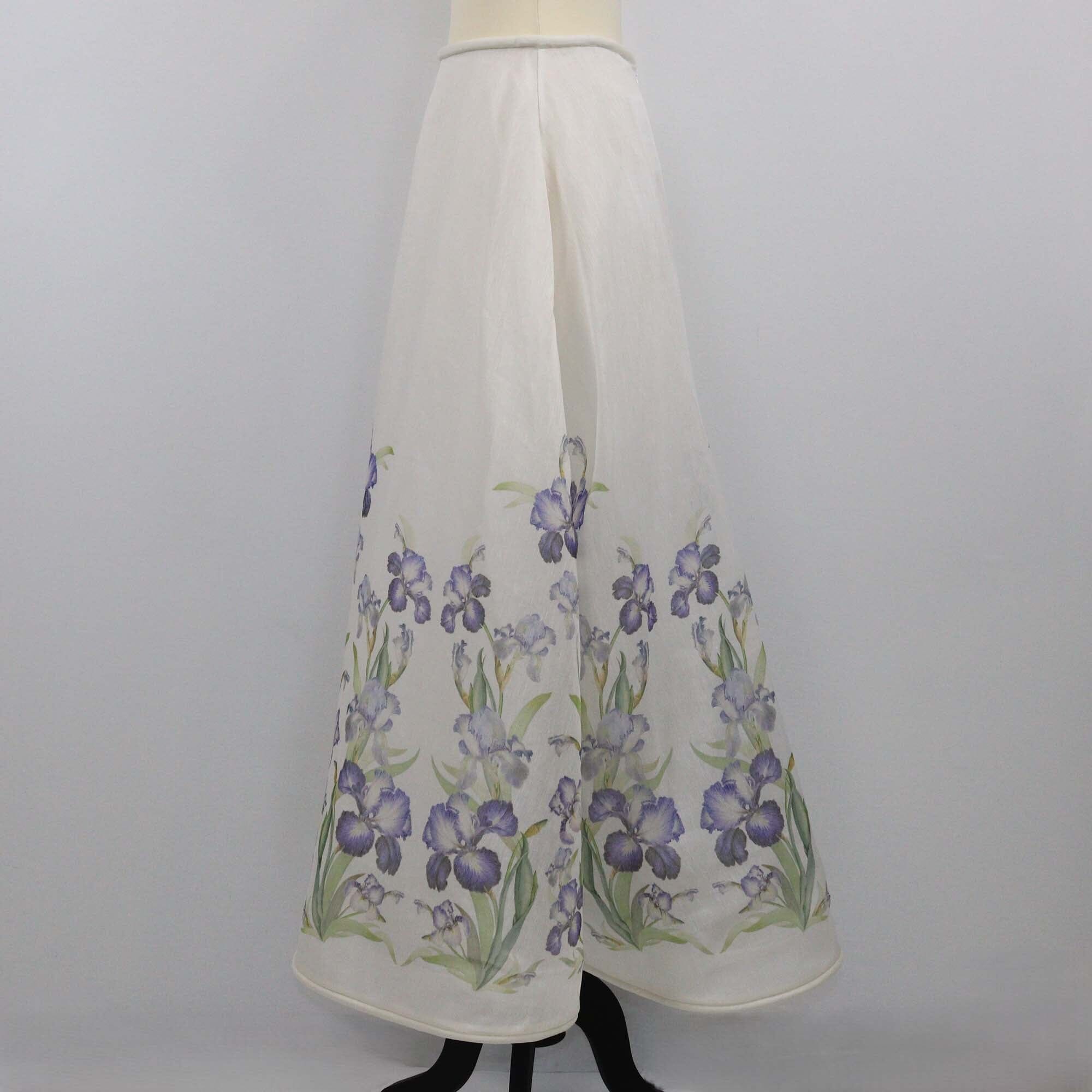 Zimmermann White Floral Print Flare Skirt Womens Zimmermann