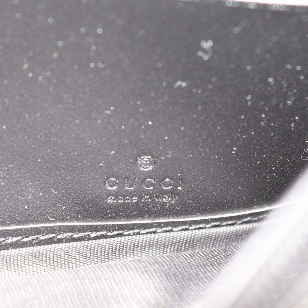 Gucci Charcoal Black Matelasse Leather GG Marmont Continental Wallet