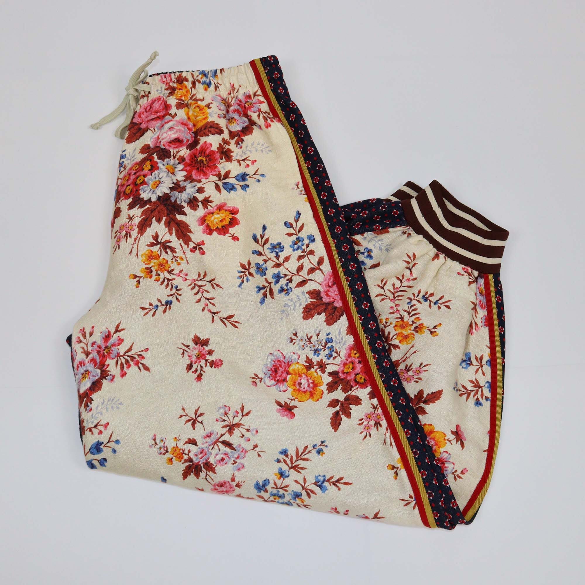 Gucci Multicolor Floral Printed Jogger Pants Womens Gucci