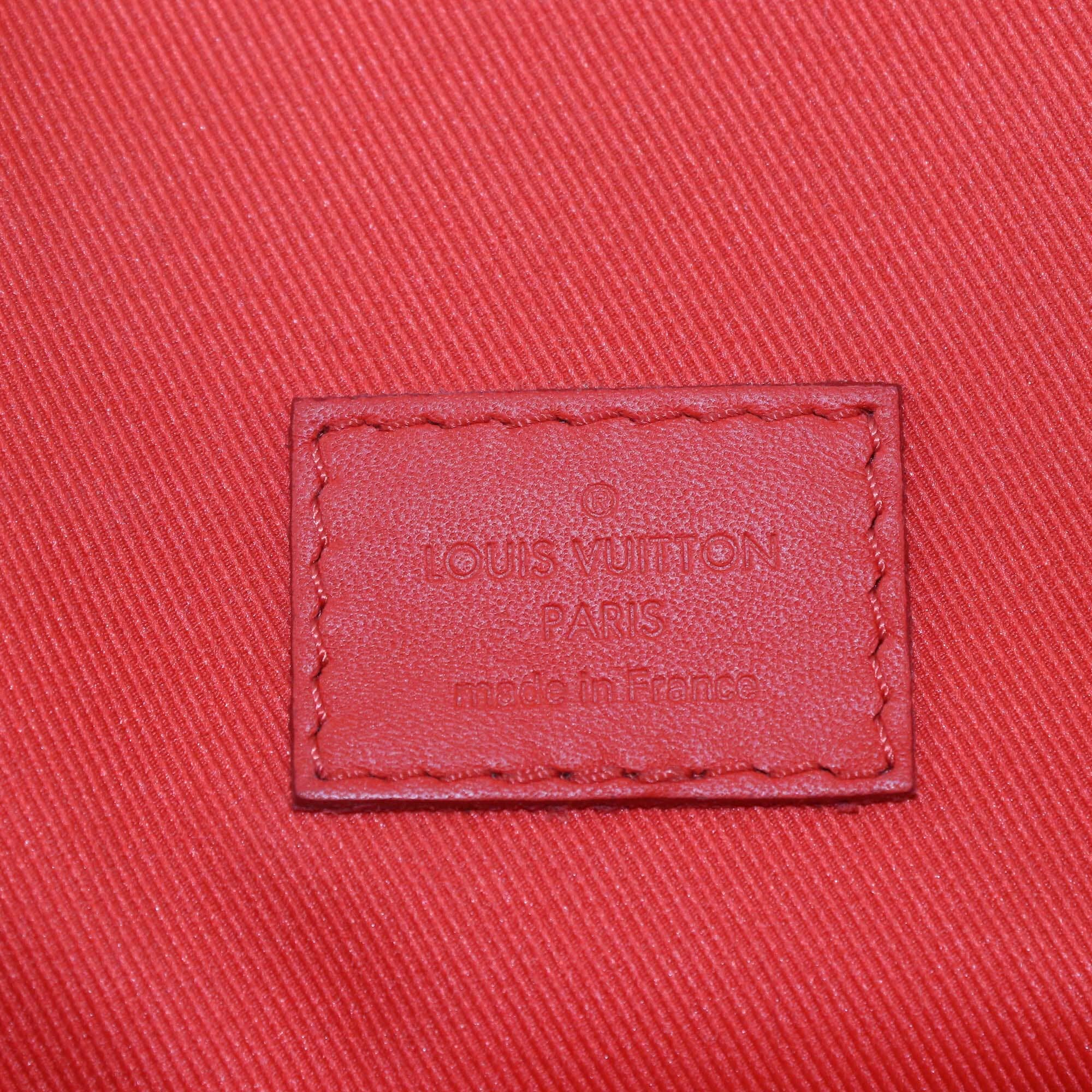 Louis Vuitton Red Epi XL Christopher MM Backpack Womens Louis Vuitton