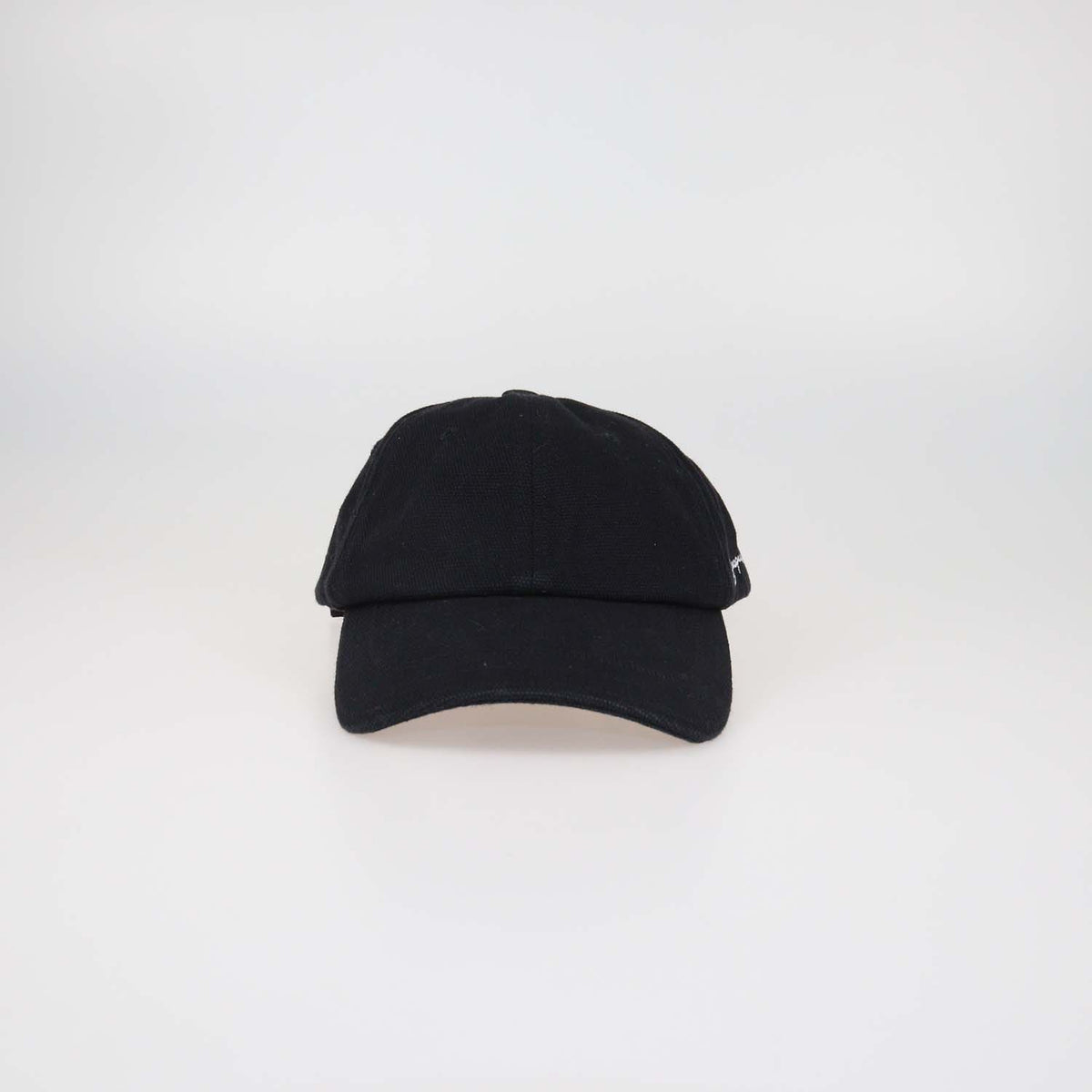 Jacquemus Black Canvas Classic Baseball Cap
