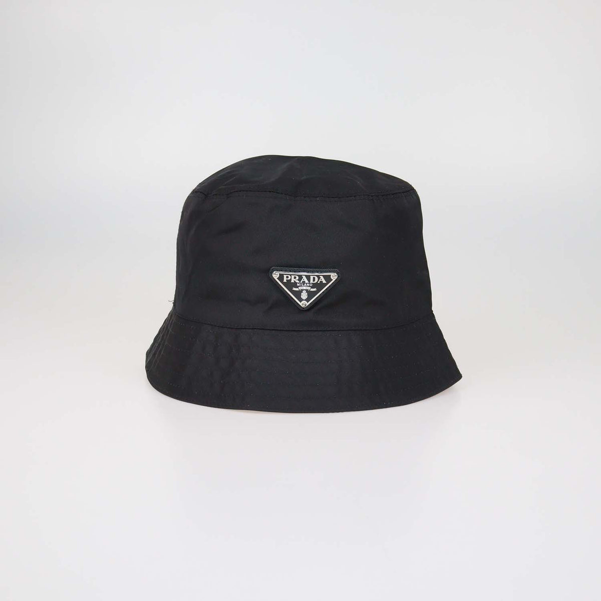 Prada Black Nylon Bucket Hat