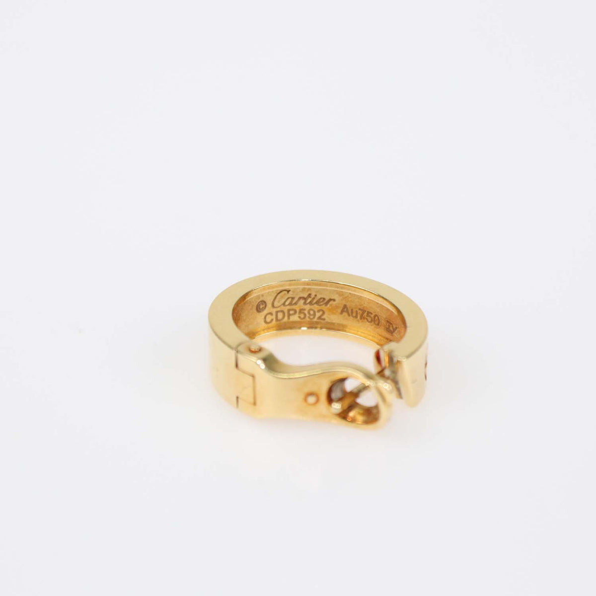 Cartier 18K Yellow Gold Love Clip Earrings