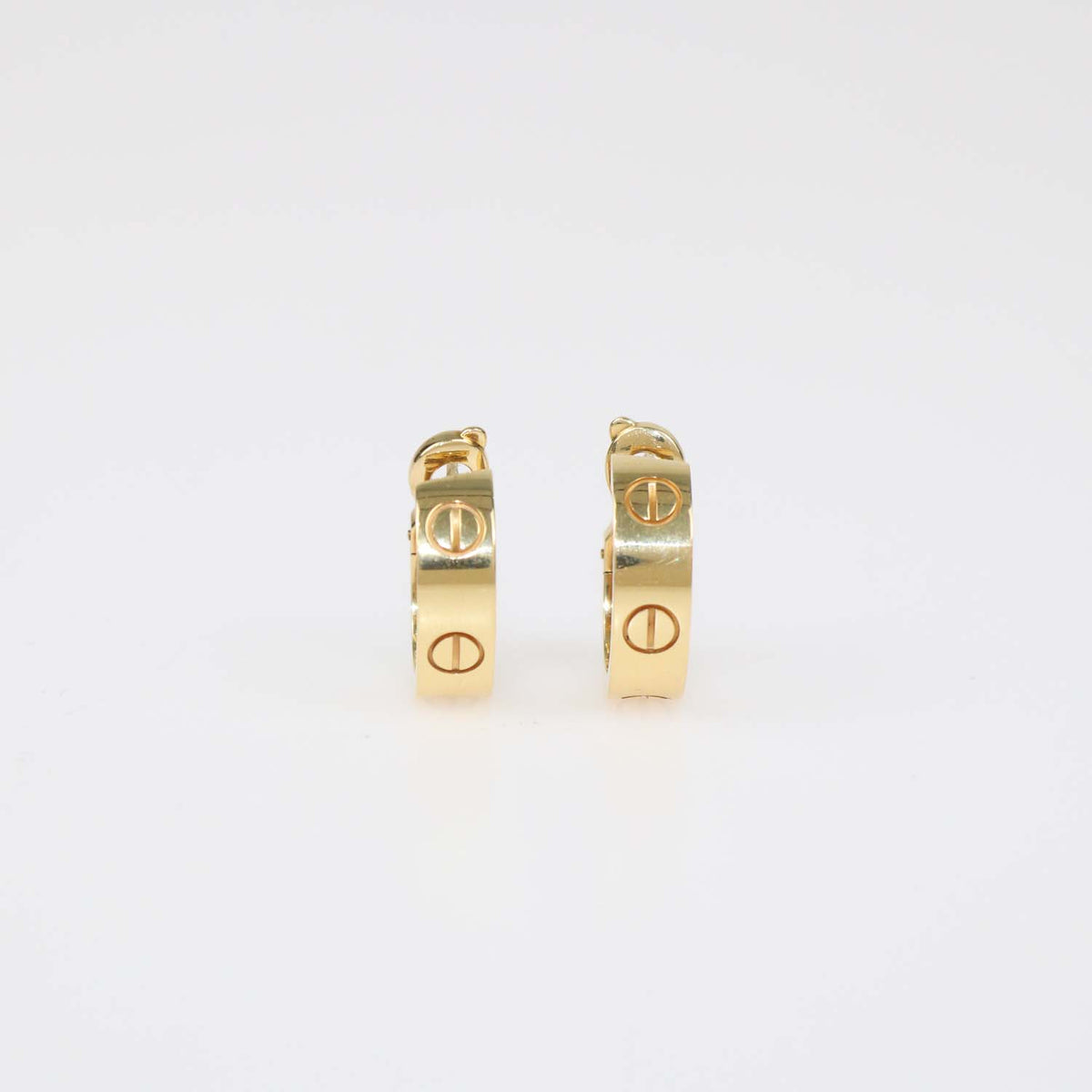 Cartier 18K Yellow Gold Love Clip Earrings