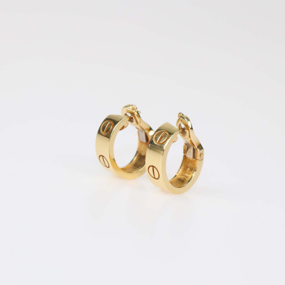 Cartier 18K Yellow Gold Love Clip Earrings