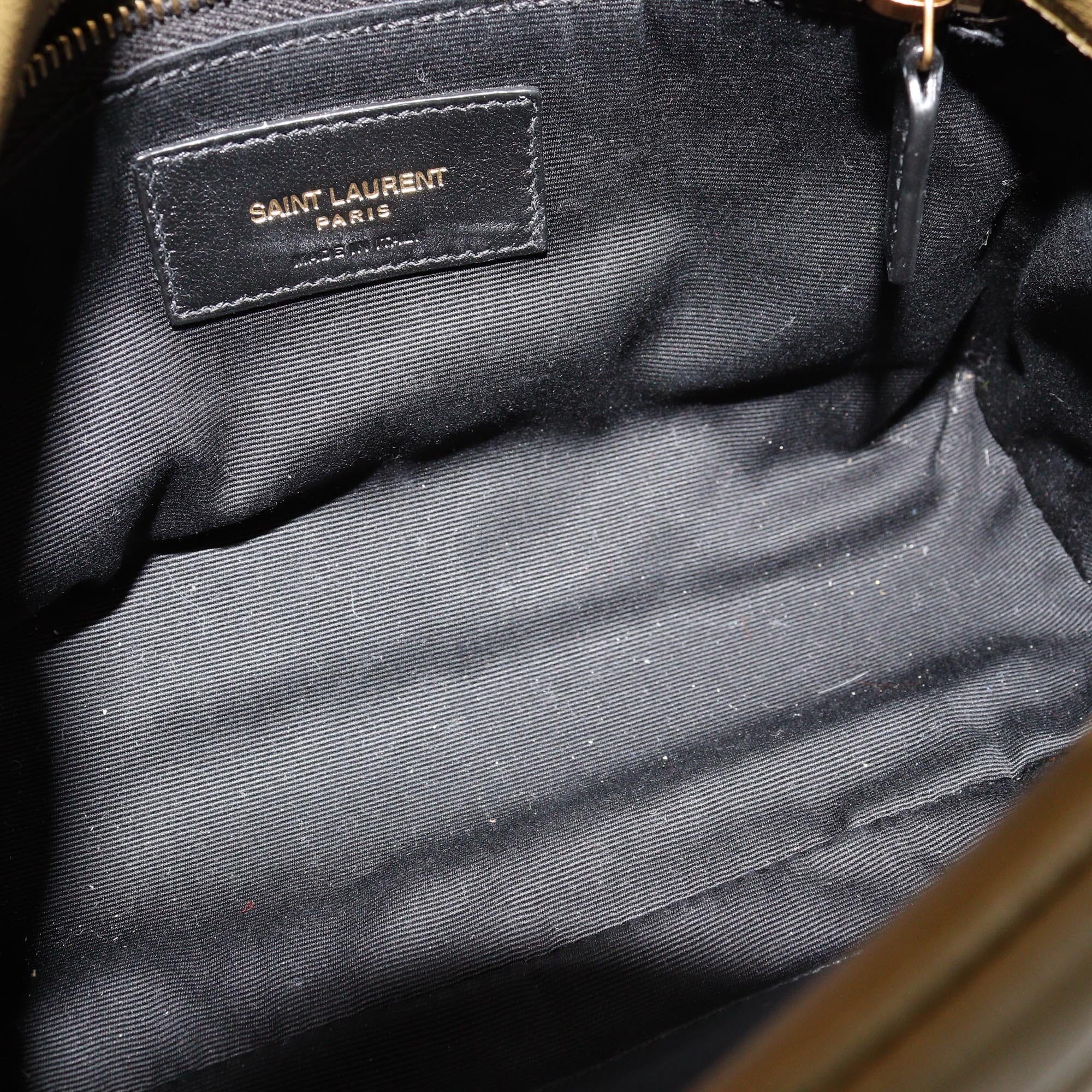 Saint Laurent Olive Green Mini Puffer Shoulder Bag Womens Saint Laurent