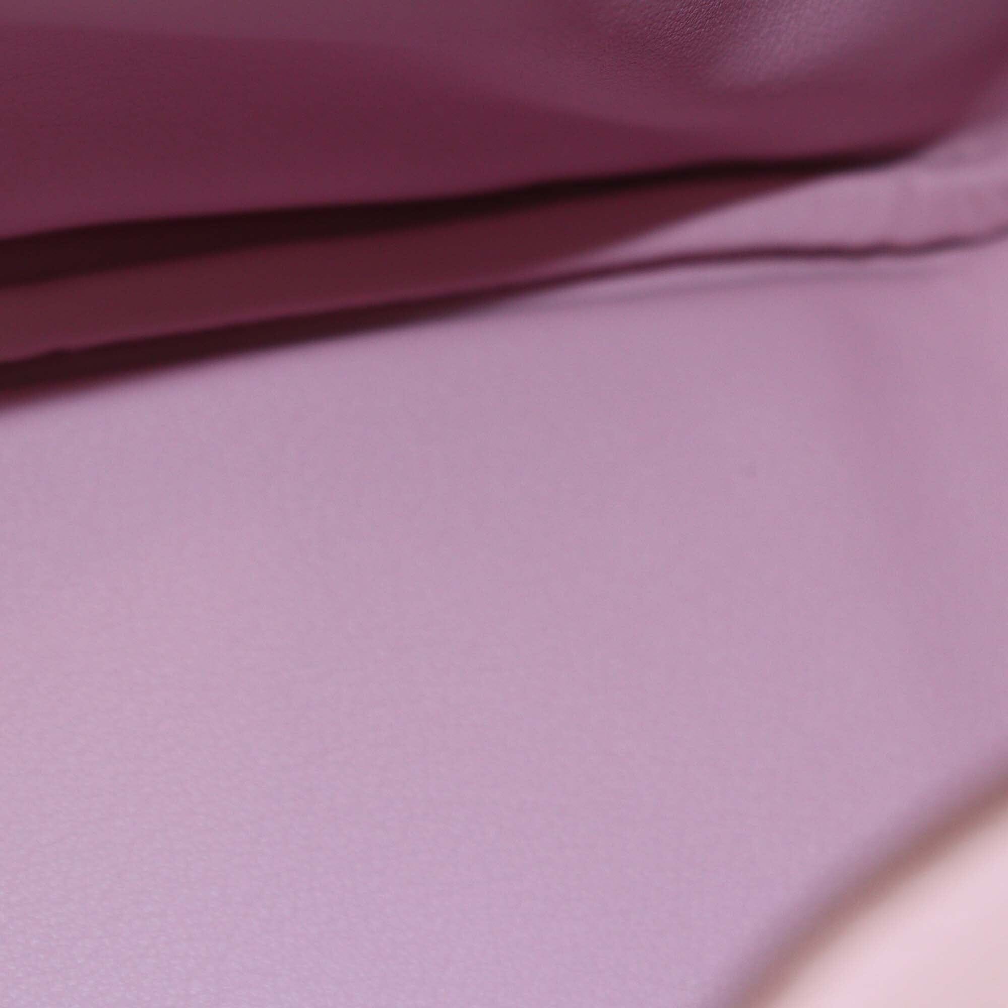 Hermes Mauve Sylvestre Swift Mini Lindy PHW Womens Hermes