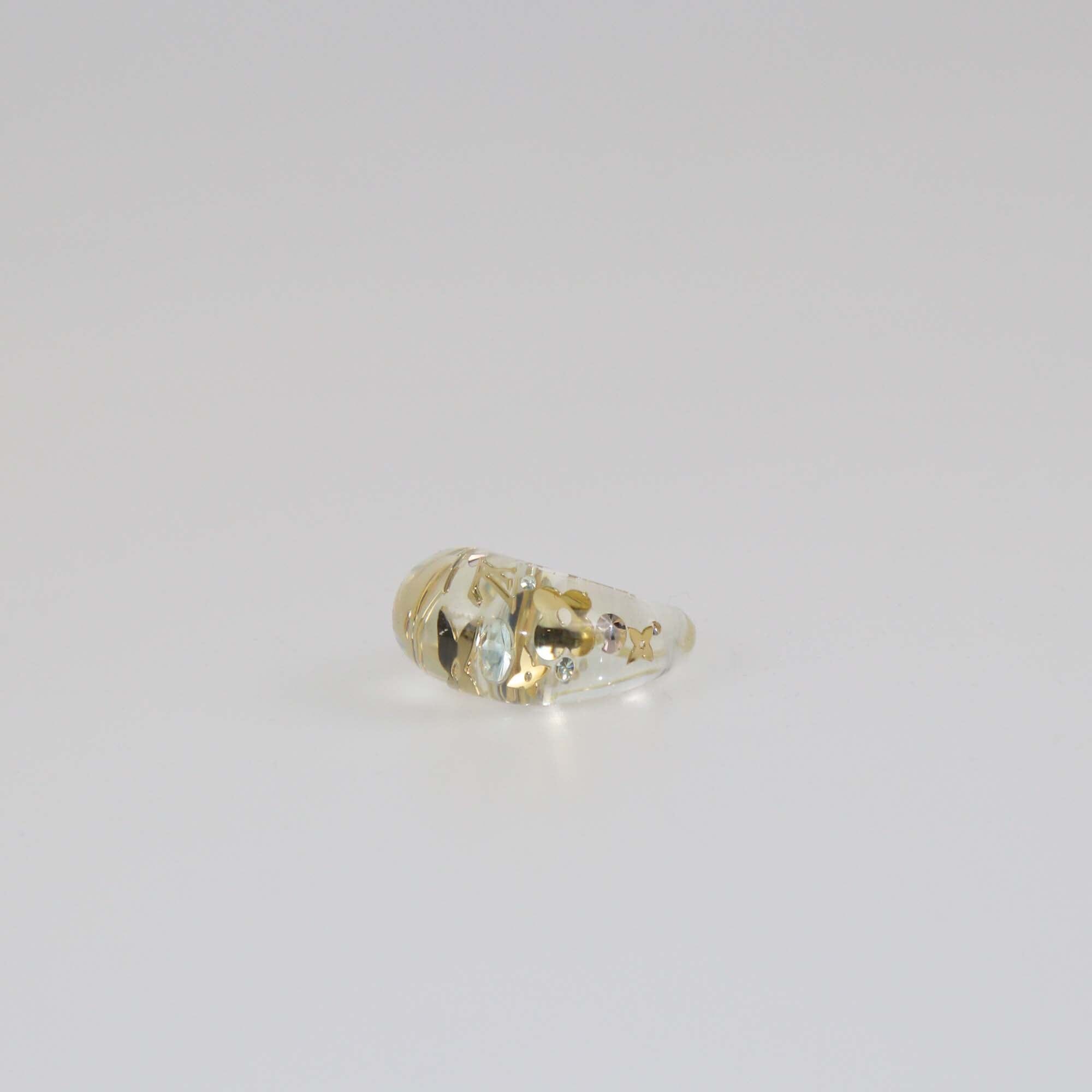 Louis Vuitton Transparent Small Inclusion Ring Womens Louis Vuitton