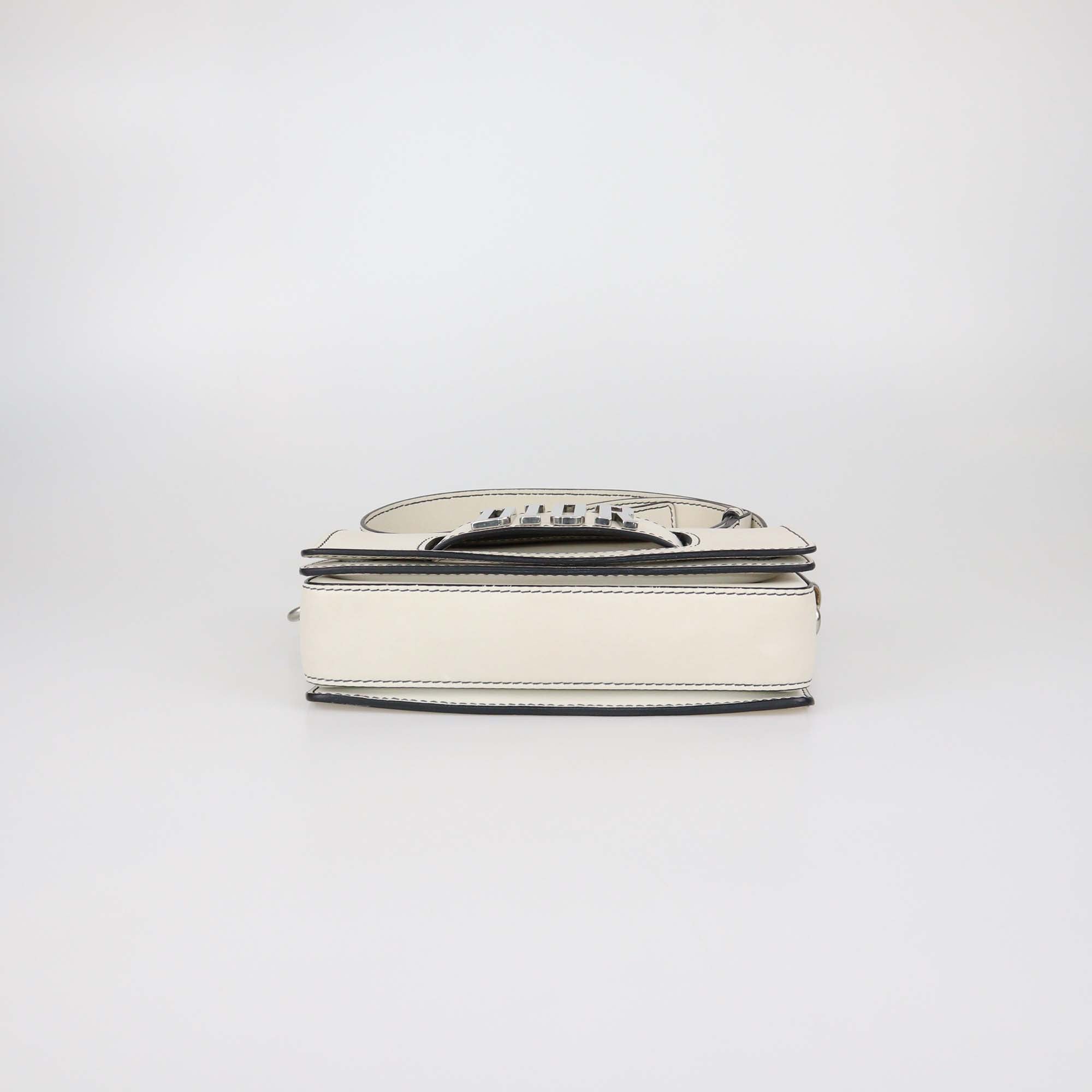 Christian Dior Off White Leather Dio(r)evolution Shoulder Bag