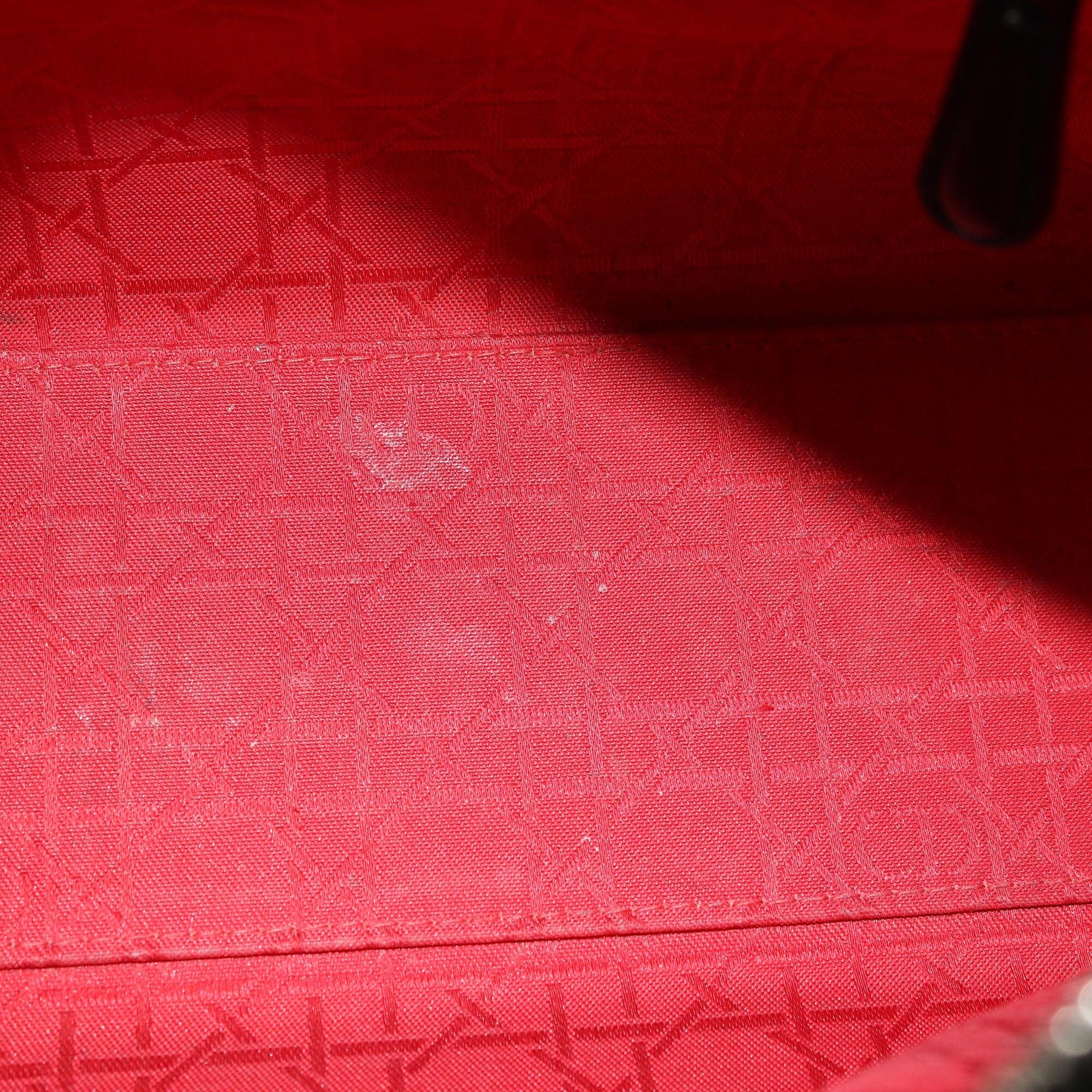 Christian Dior Black Cannage Medium Lady Dior Tote Womens Christian Dior