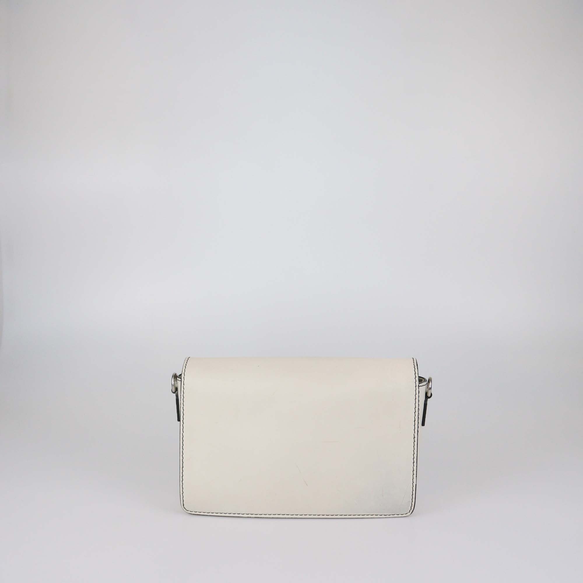 Christian Dior Off White Leather Dio(r)evolution Shoulder Bag