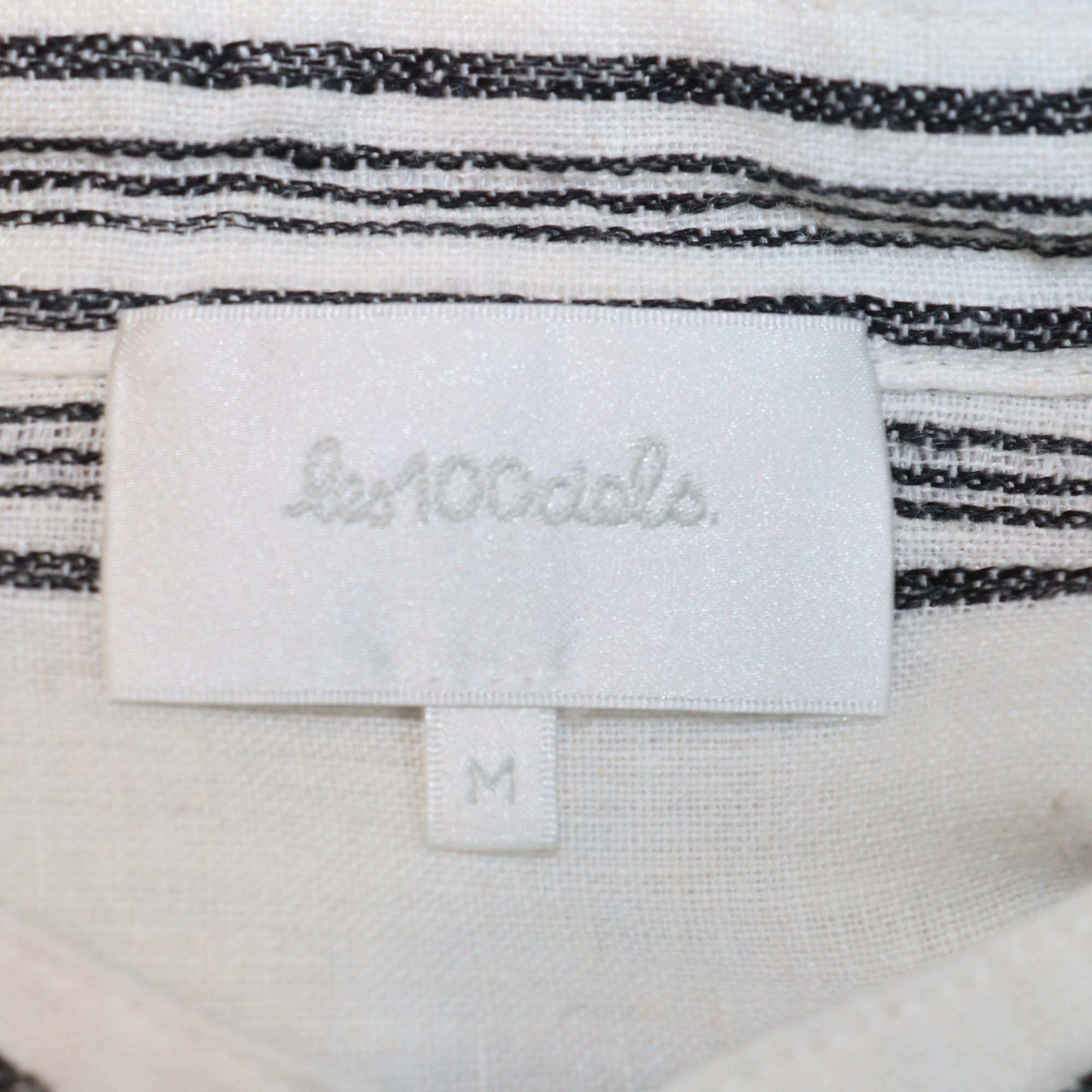 Les 100 Ciels White Linen Kora Long Sleeve Tunic & Trouser Set