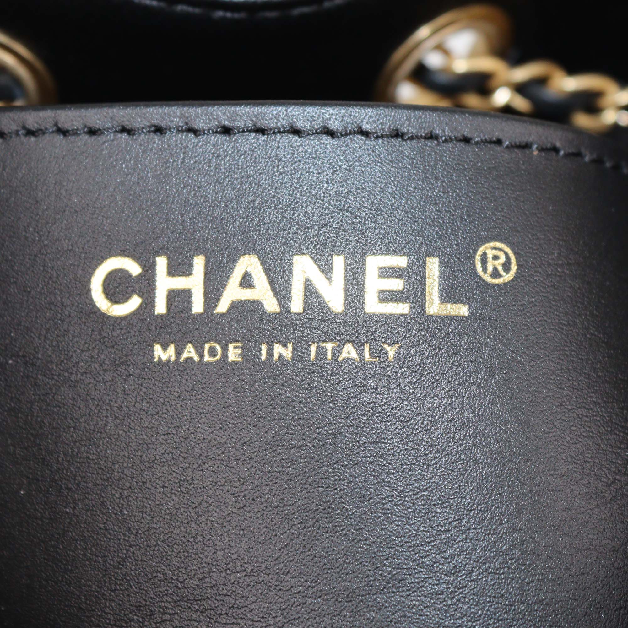 Chanel Black Quilted Caviar Leather Mini 25 Bag