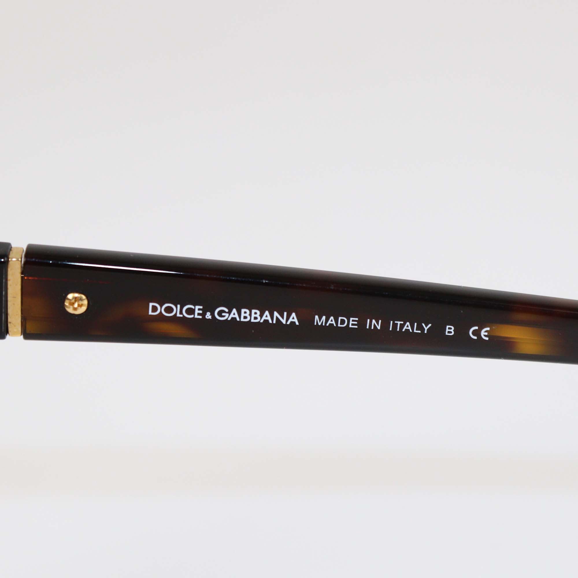 Dolce & Gabbana Brown Tortoise Gradient Cat Eye Sunglasses