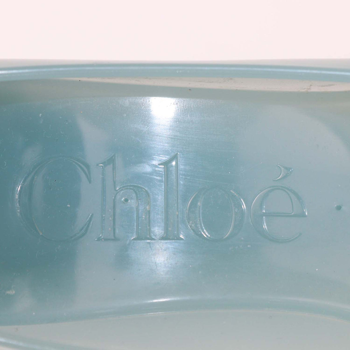 Chloe Blue TPU Jelly Ankle Strap Thong Sandals