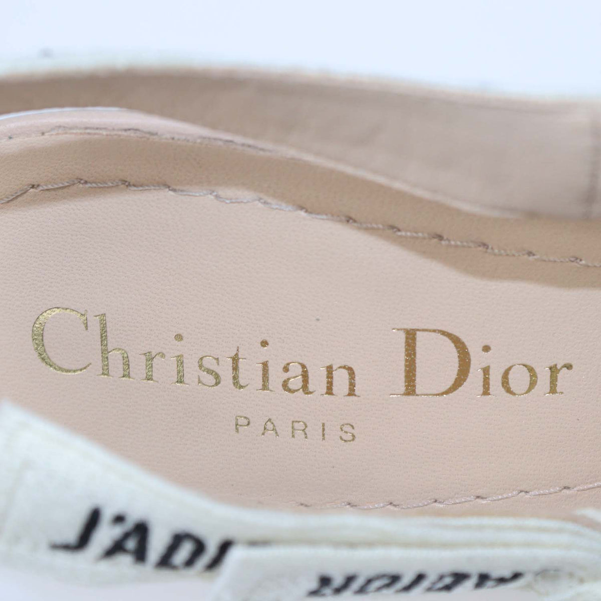 Christian Dior Nude Technical Fabric J'Adior Slingback Pumps