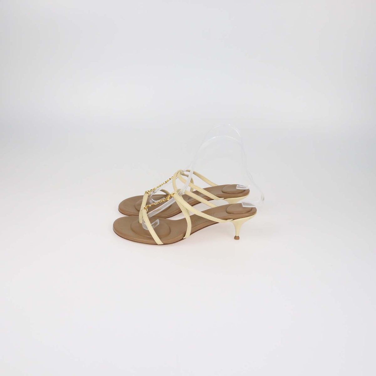 Jacquemus Cream Leather Les Sandales Pralu Basses Sandals