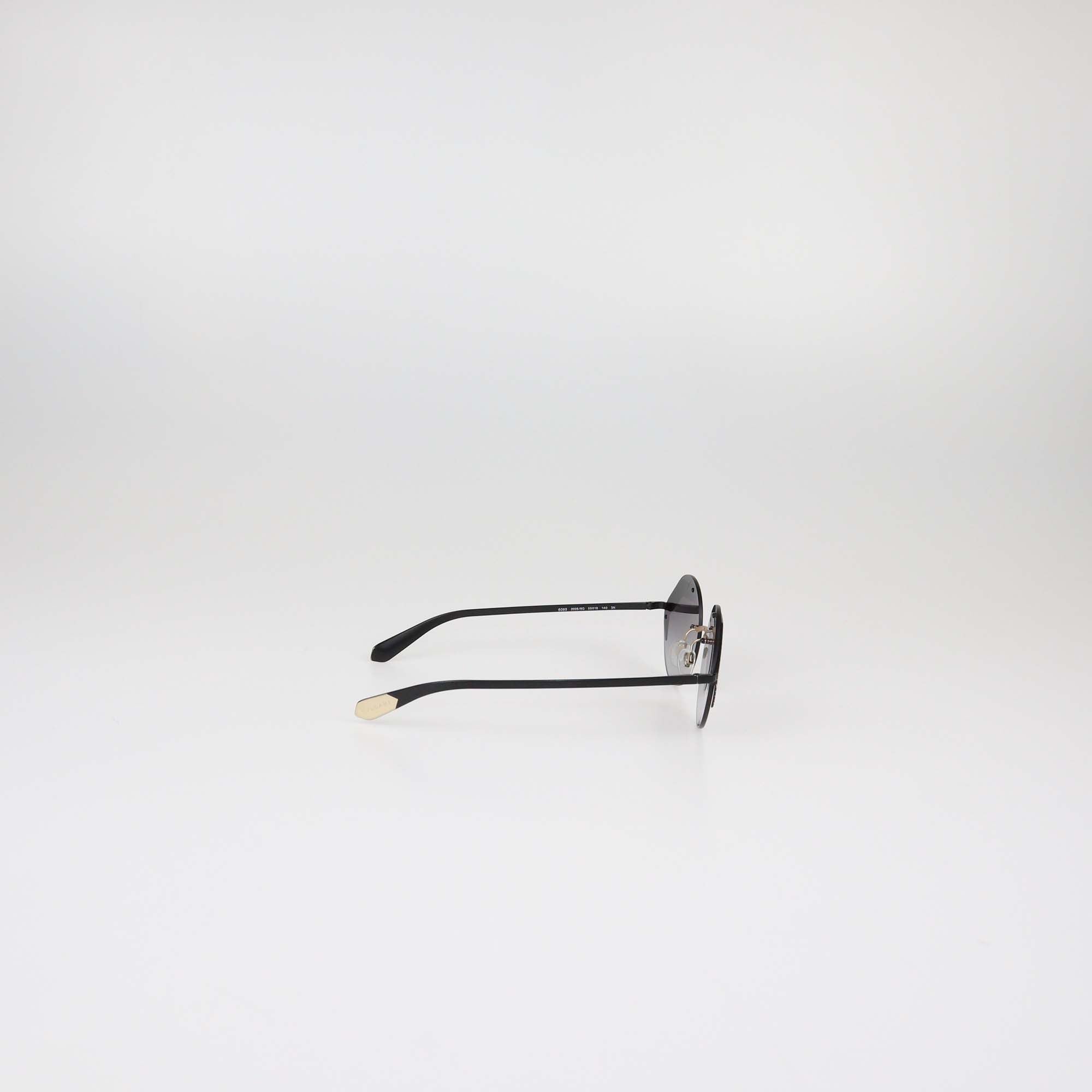 Bvlgari Grey 6089 2028/8G Mirrored Serpenti Sunglasses