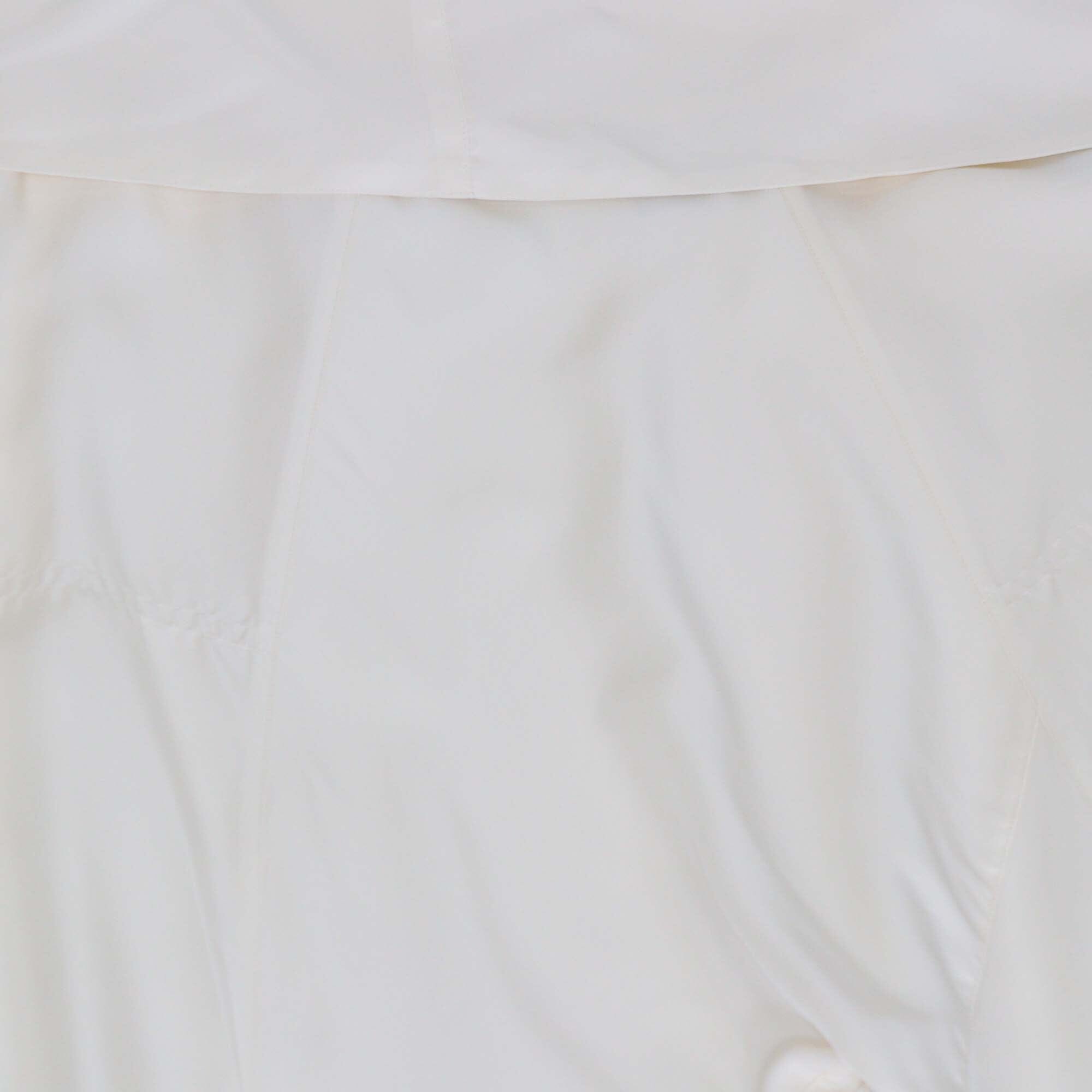 Loewe Off White Macrame Lace Trim Belted Trouser Womens Loewe