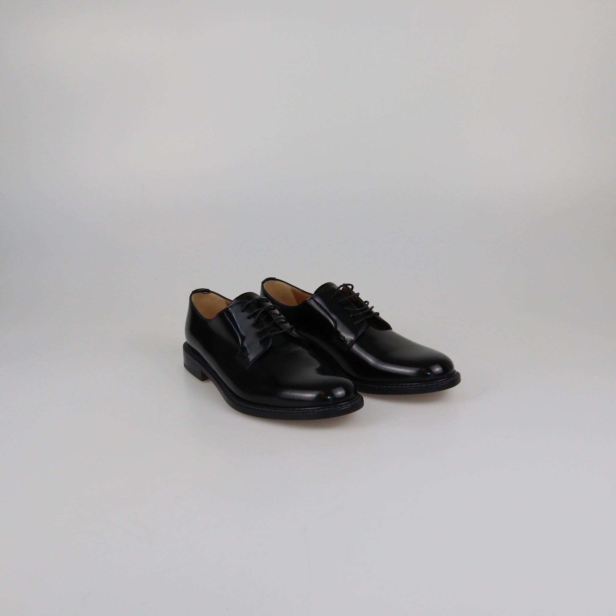 Church's Black Lace Up Loafers Womens Church's