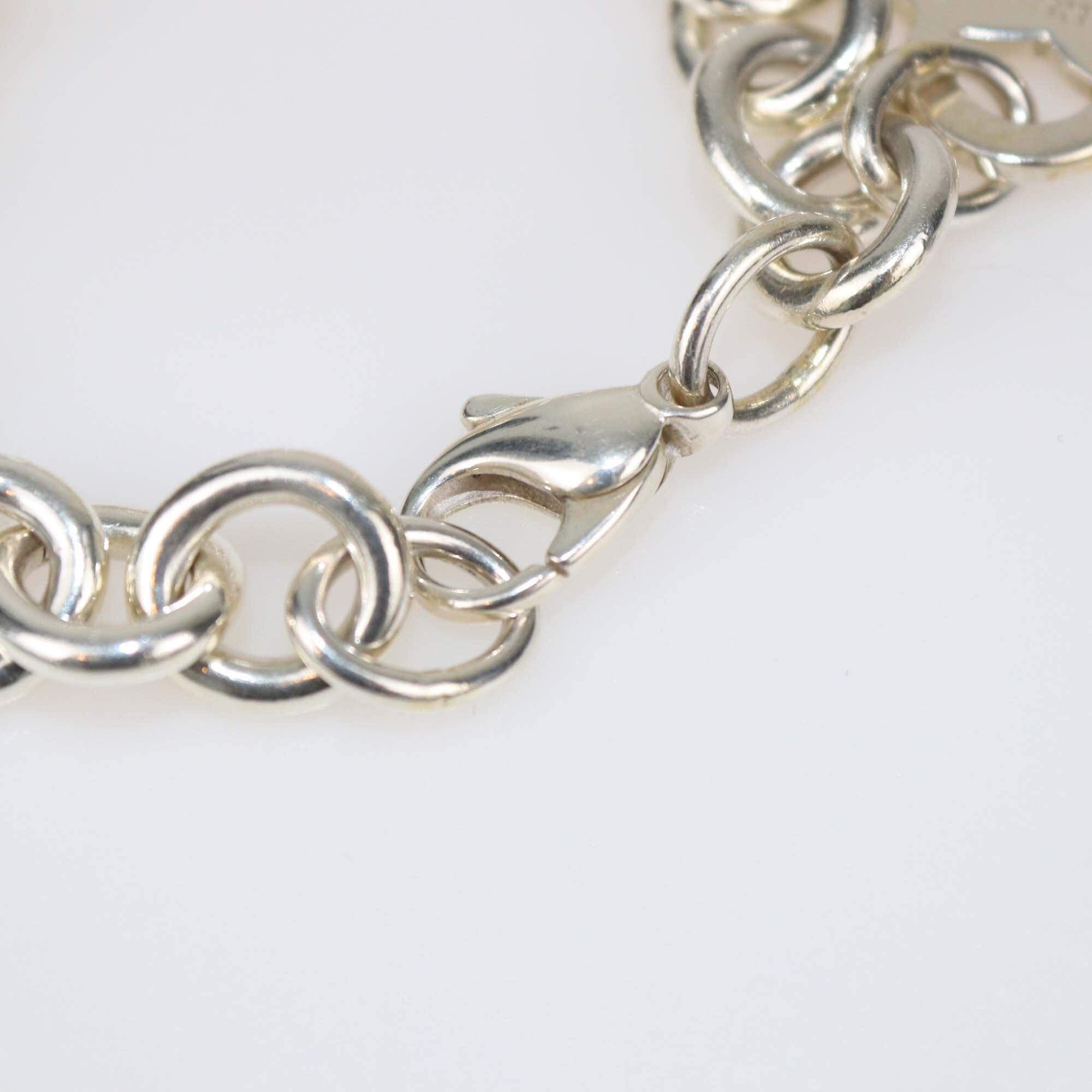 Tiffany & Co. Return To Tiffany Sterling Silver Heart Tag Bracelet Womens Tiffany & Co.
