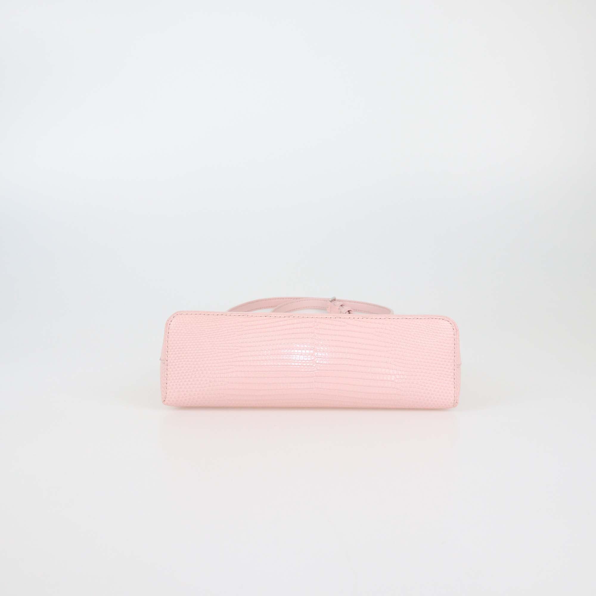 Loro Piana Pink Lizard Extra Pocket L19 Pouch