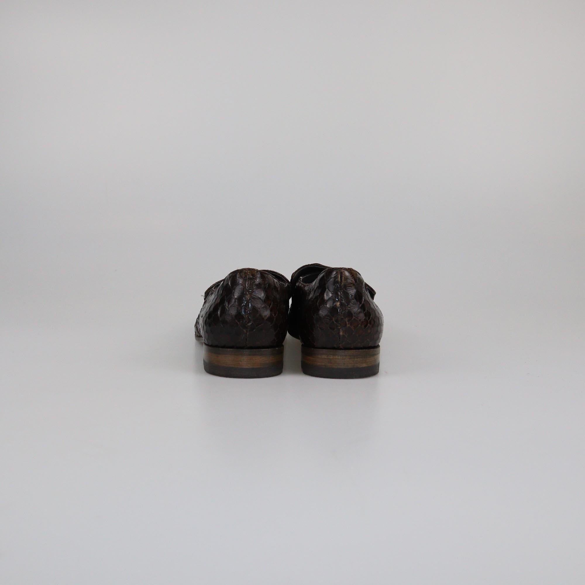 Brunello Cucinelli Dark Brown Loafers Womens Brunello Cucinelli