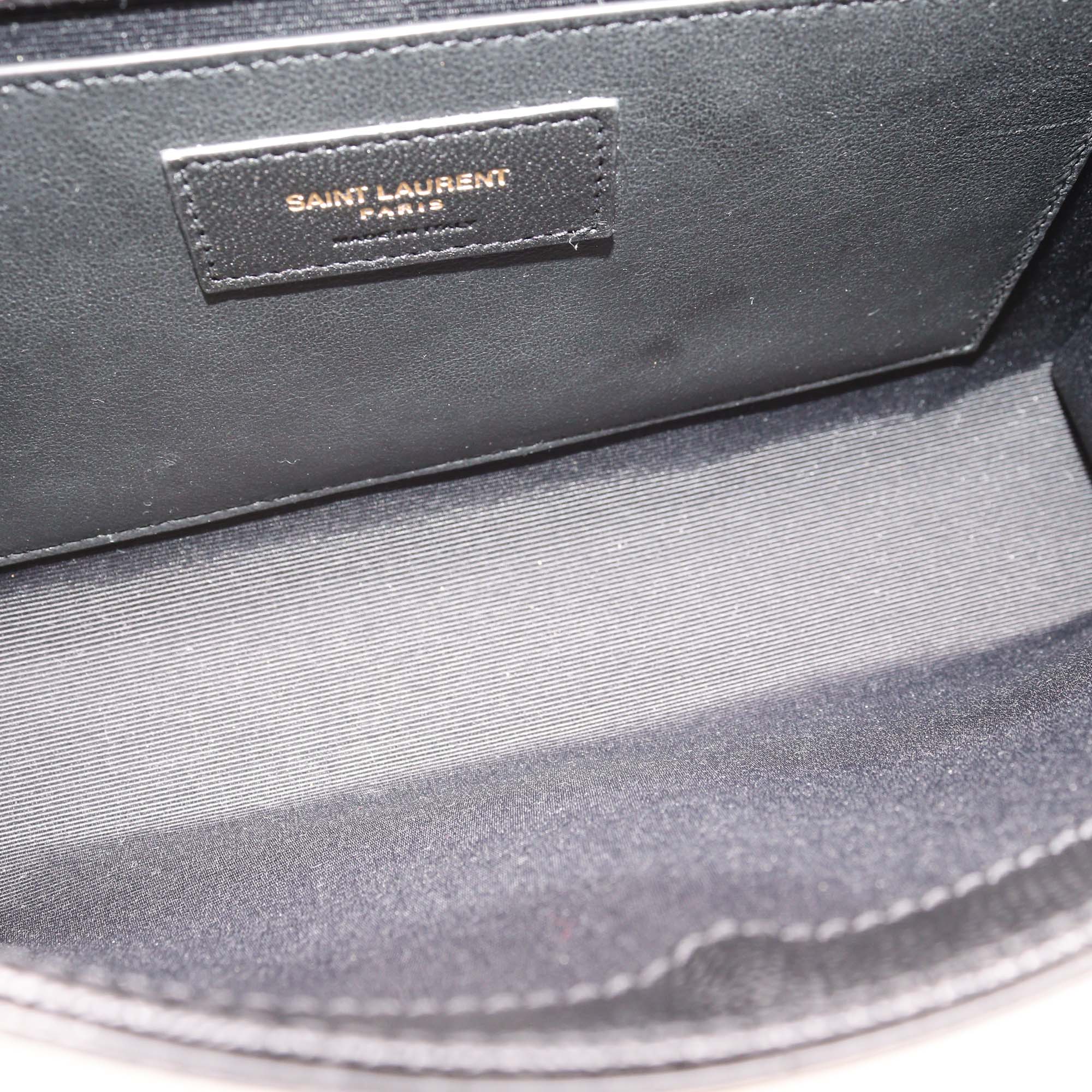 Saint Laurent Black Leather Medium Kate Shoulder Bag