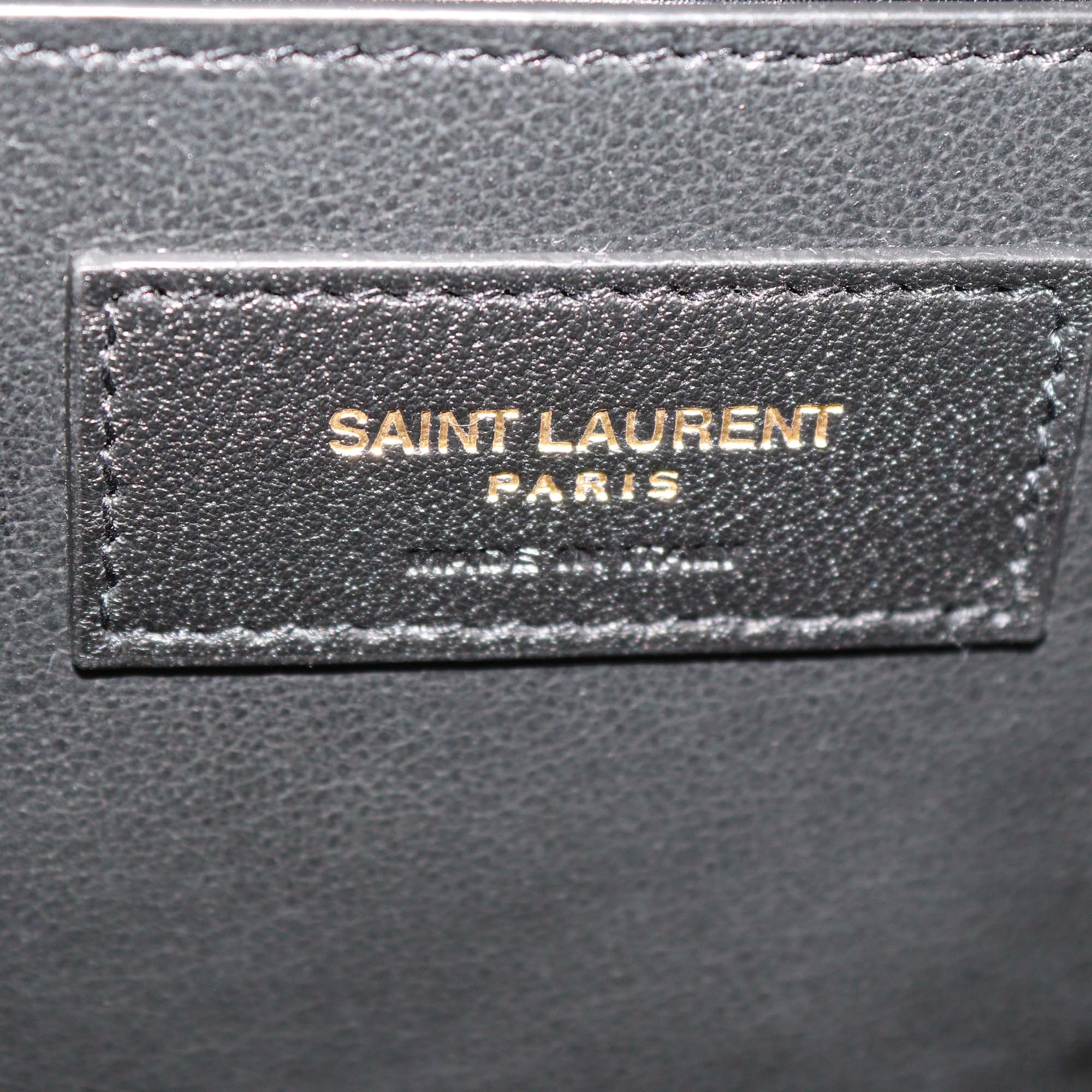 Saint Laurent Black Leather Medium Kate Shoulder Bag