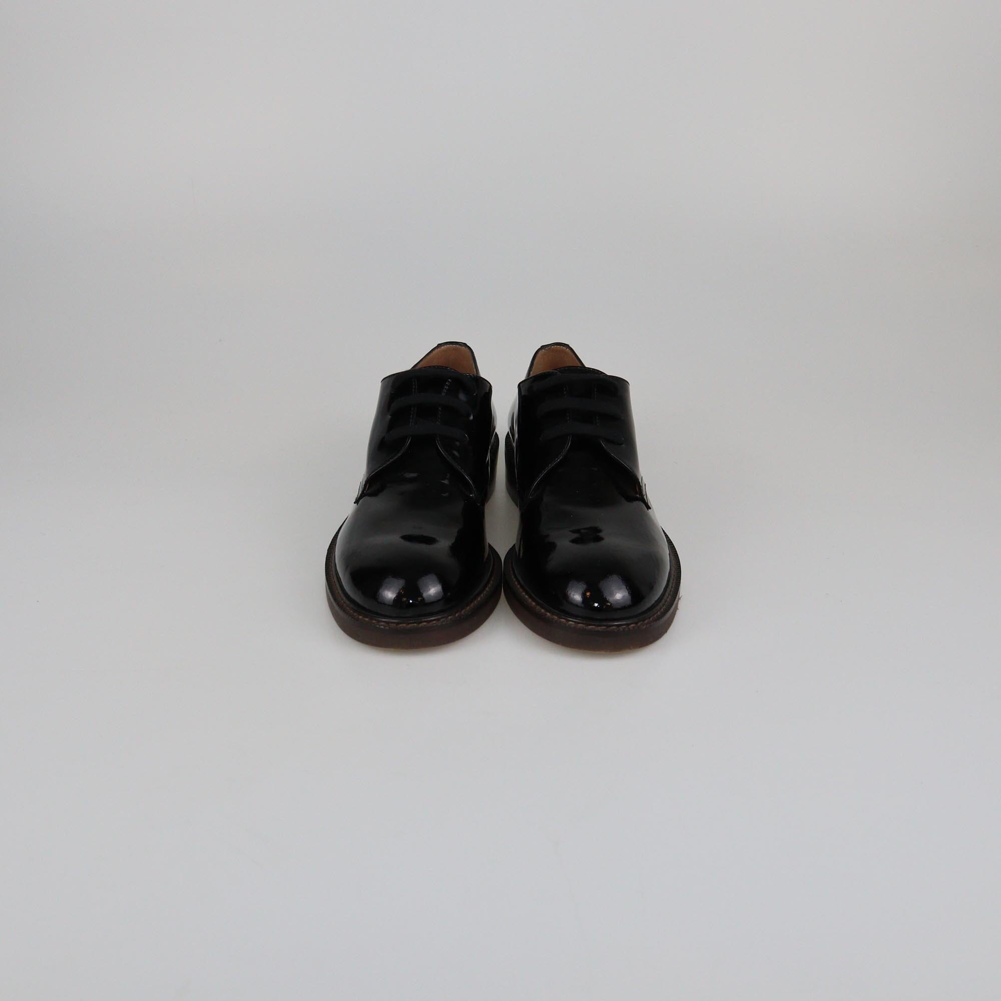 Marni Black Patent Lace Up Derby Womens Marni