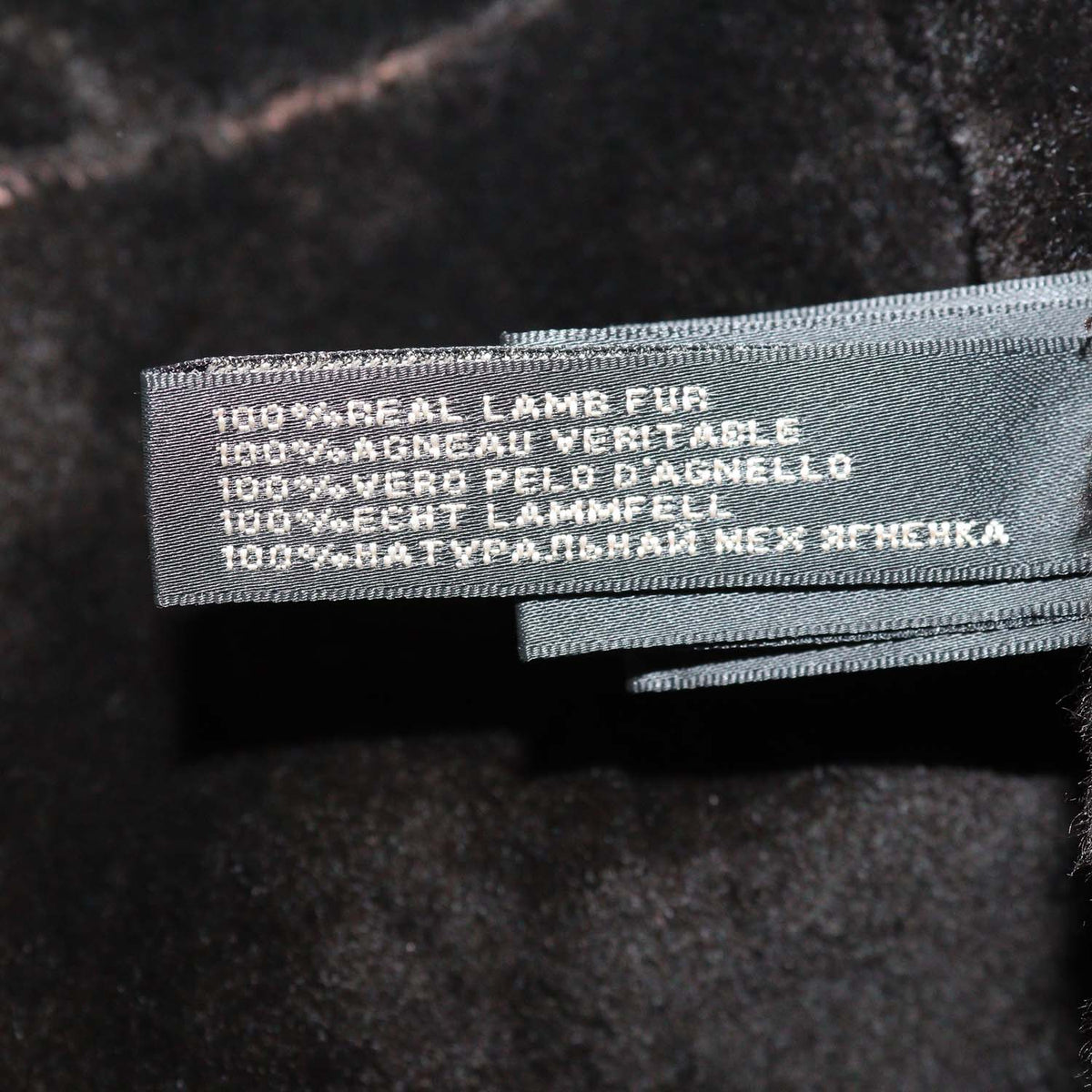 Ralph Laurent Dark Brown Suede and Lamb Fur Toggle Loop Jacket