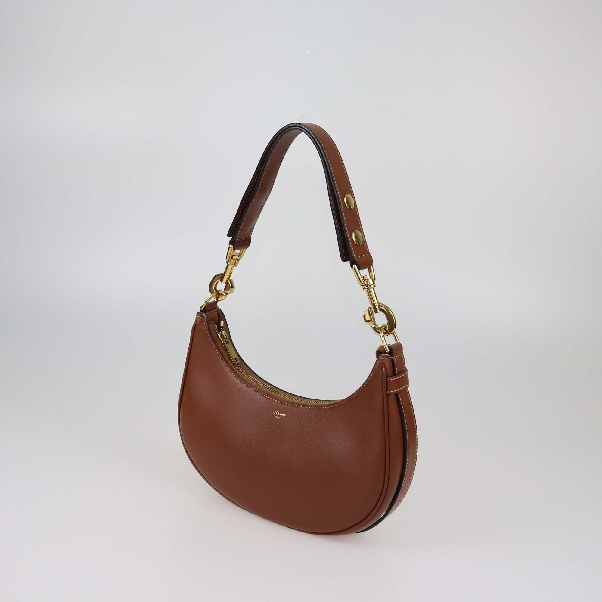 Celine Brown Medium Ava Hobo Womens Celine
