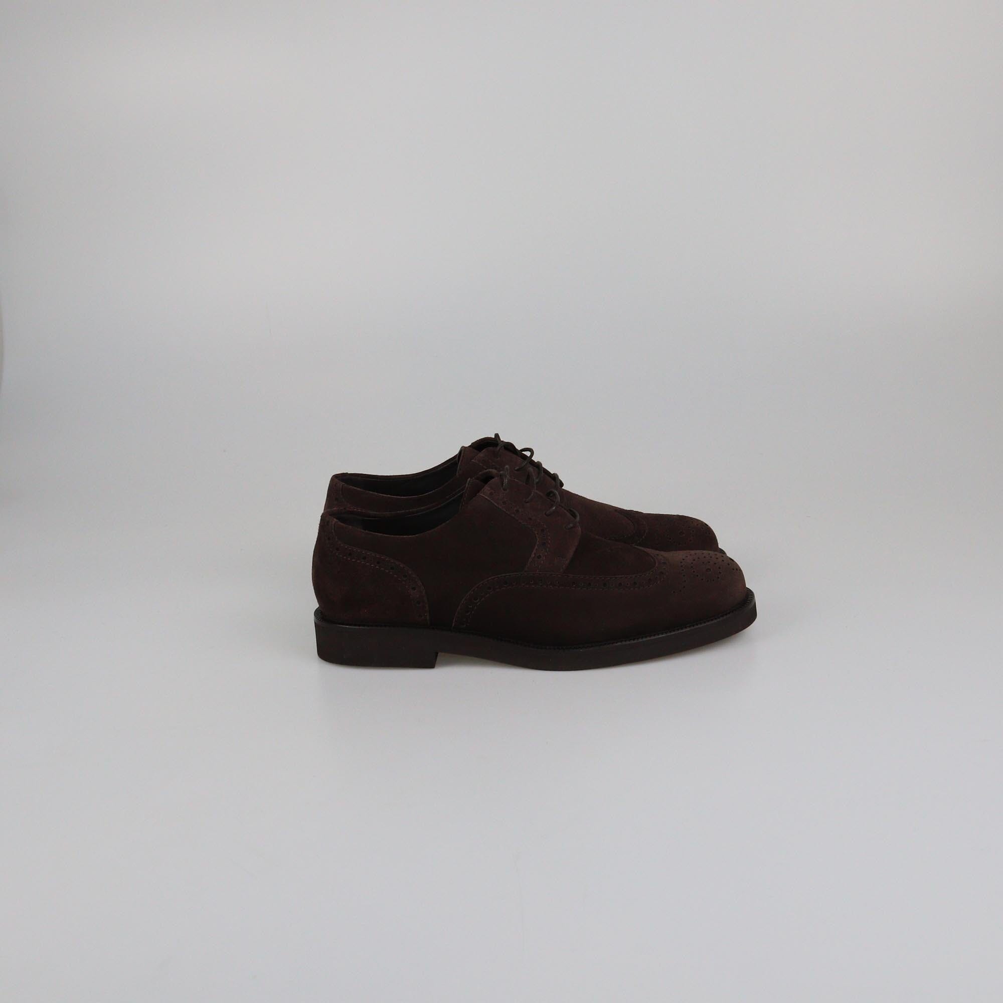 Loro Piana Brown Affin Brogues Derby Mens Loro Piana