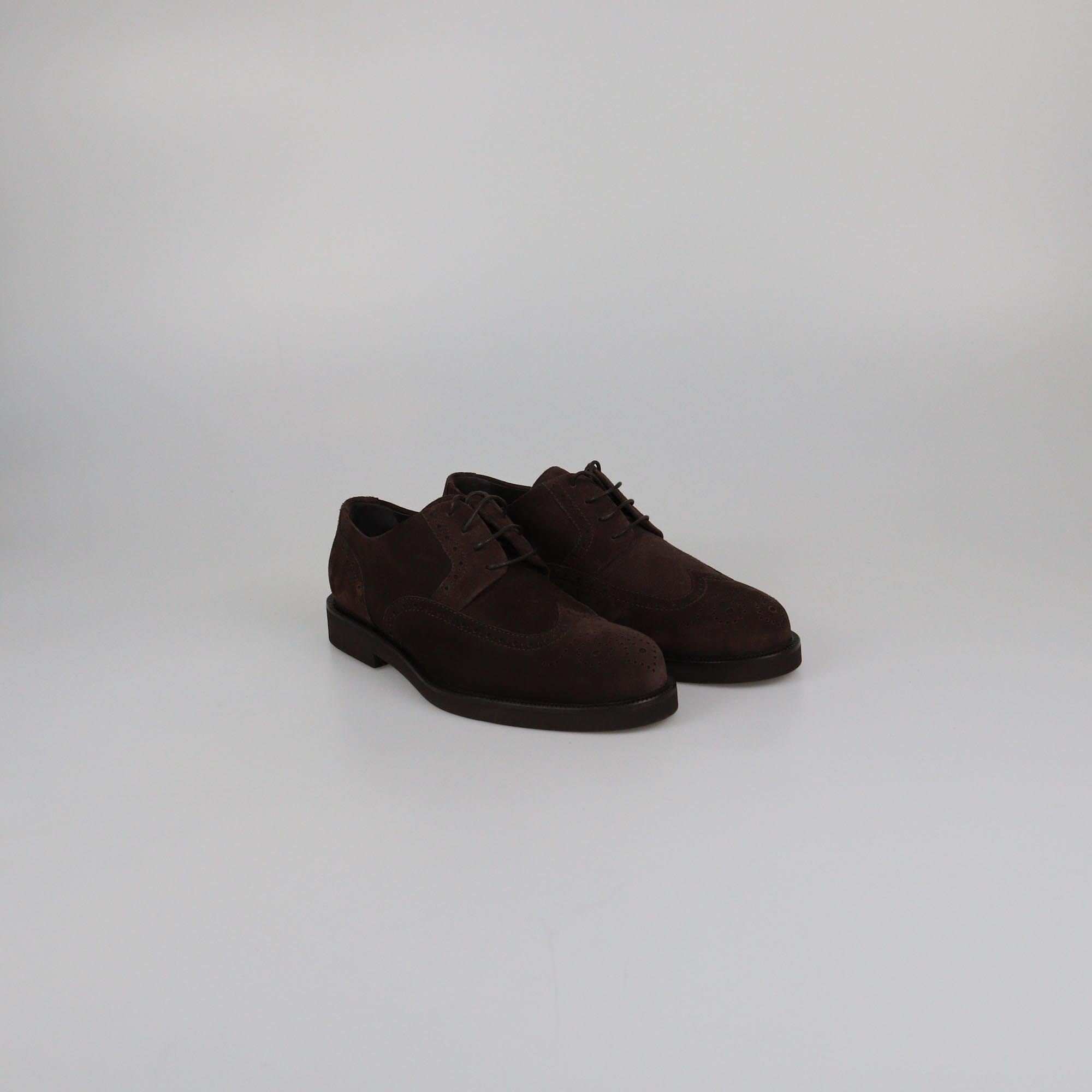 Loro Piana Brown Affin Brogues Derby Mens Loro Piana