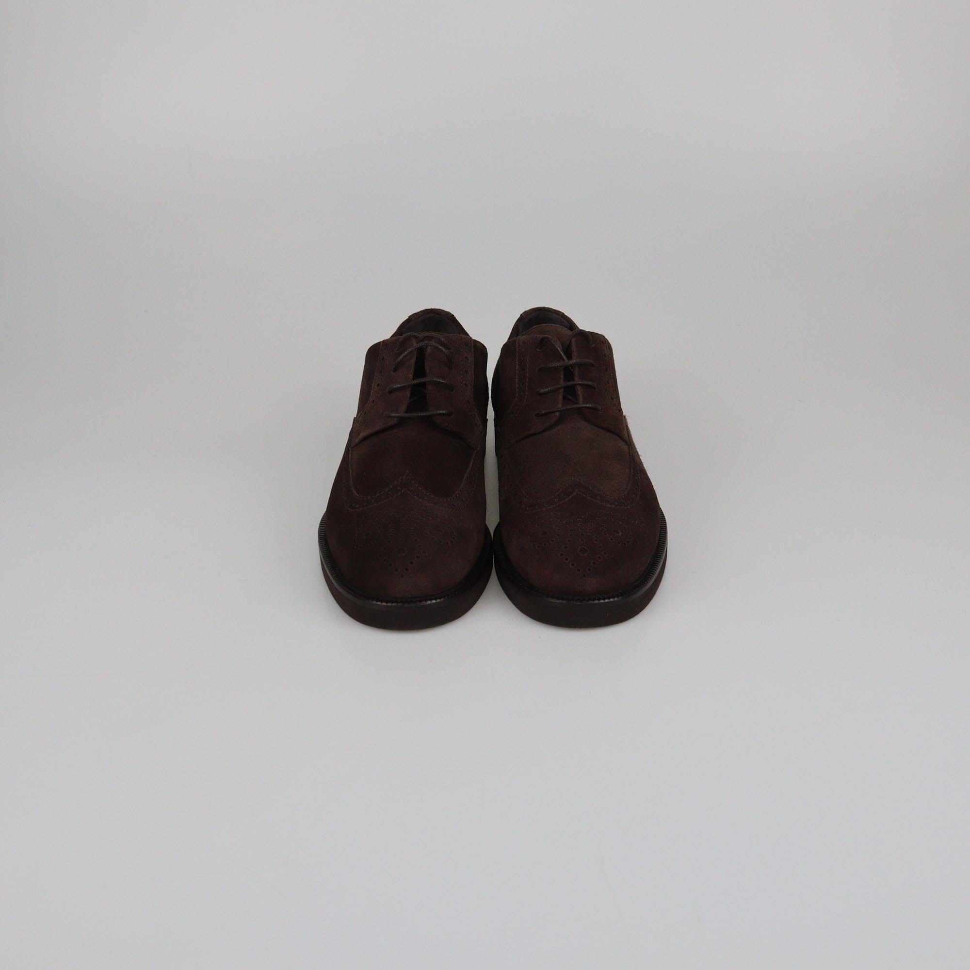 Loro Piana Brown Affin Brogues Derby Mens Loro Piana